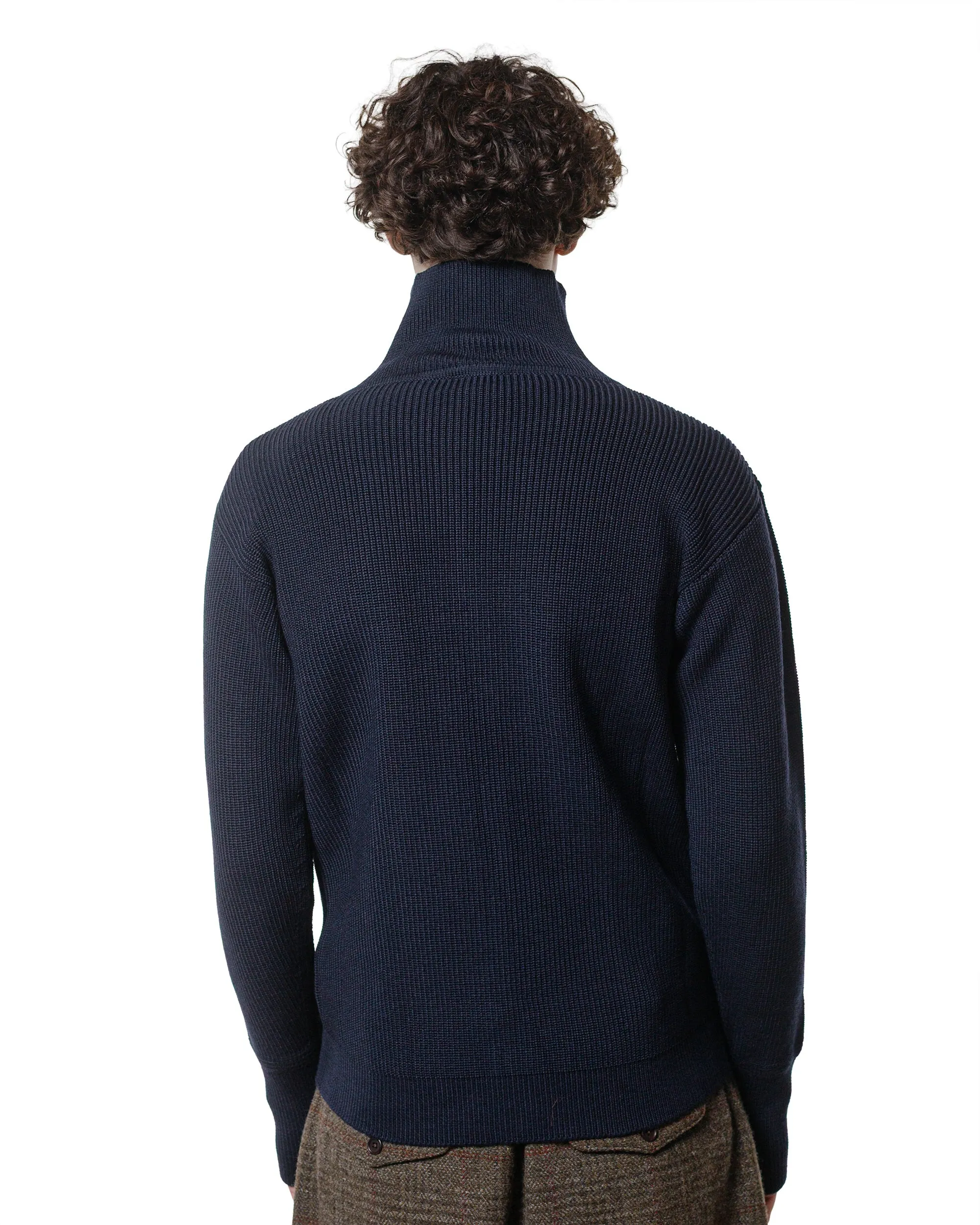 Andersen-Andersen Sailor Full-Zip Dark Navy sold by Lost & Found product image thumbnail 3