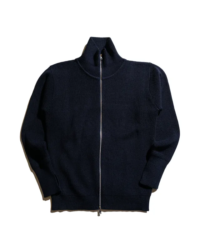 Andersen-Andersen Sailor Full-Zip Dark Navy sold by Lost & Found