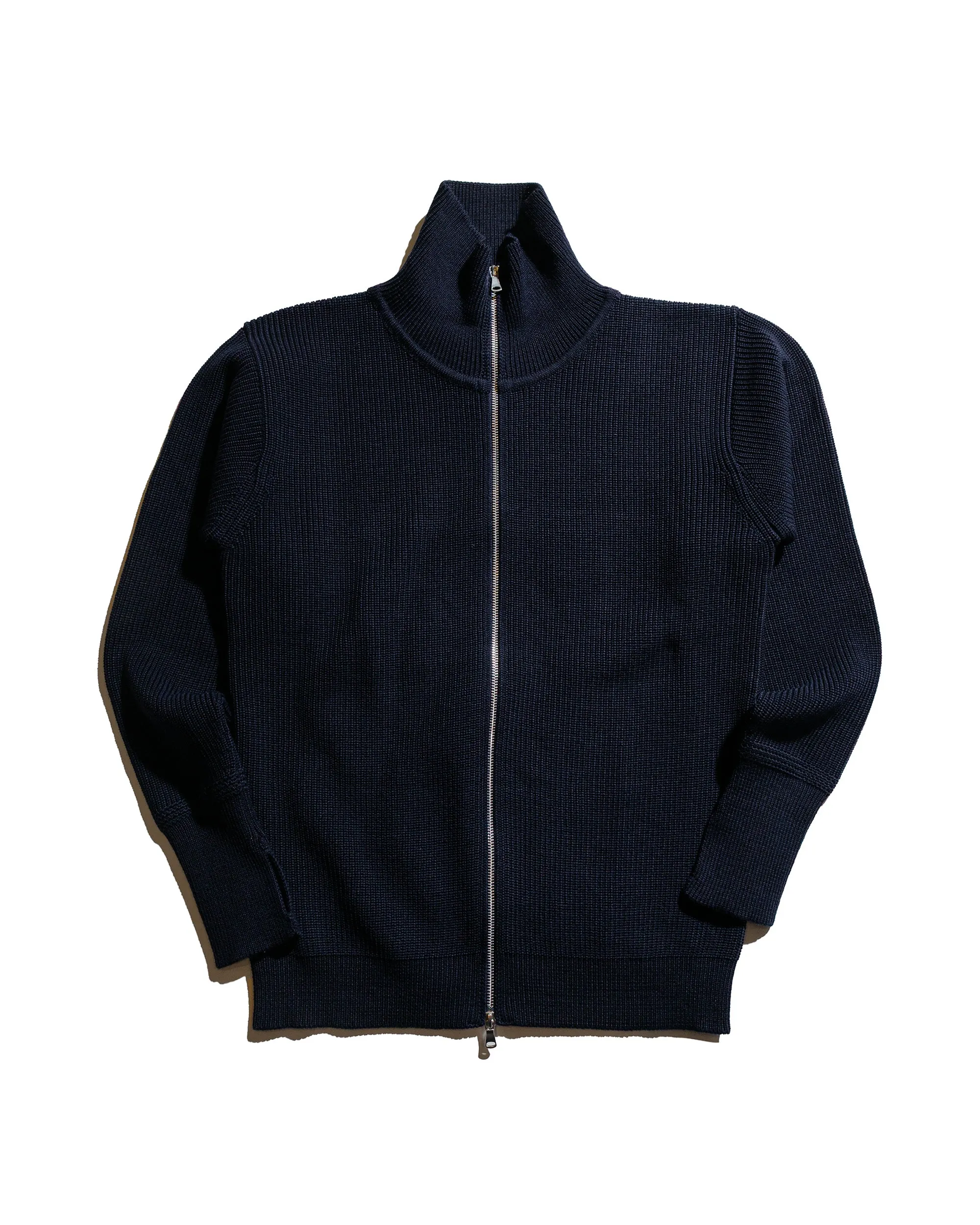 Andersen-Andersen Sailor Full-Zip Dark Navy sold by Lost & Found