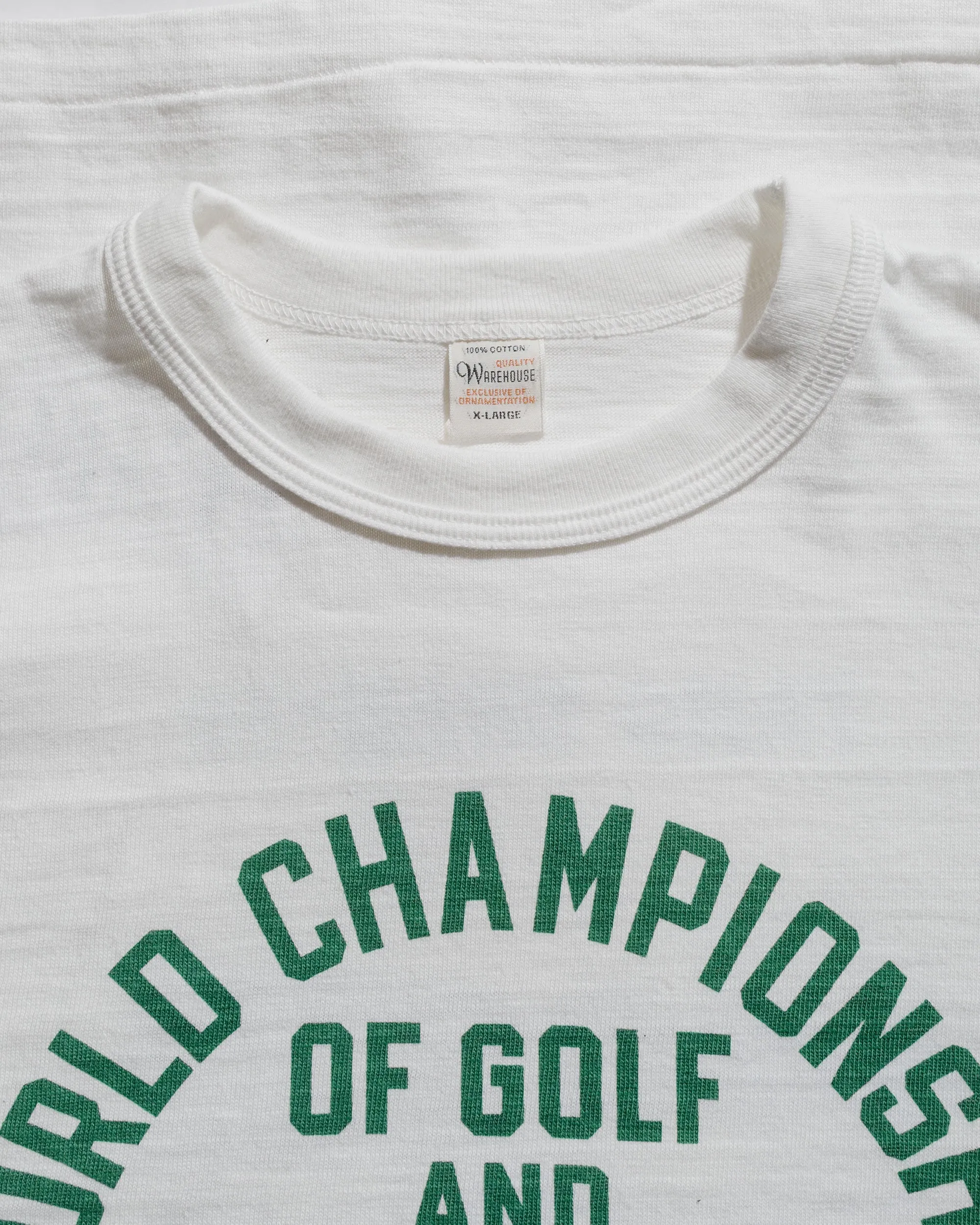 Warehouse Lot. 4601 GOLF TOURNAMENTS Off White sold by Lost & Found product image thumbnail 4