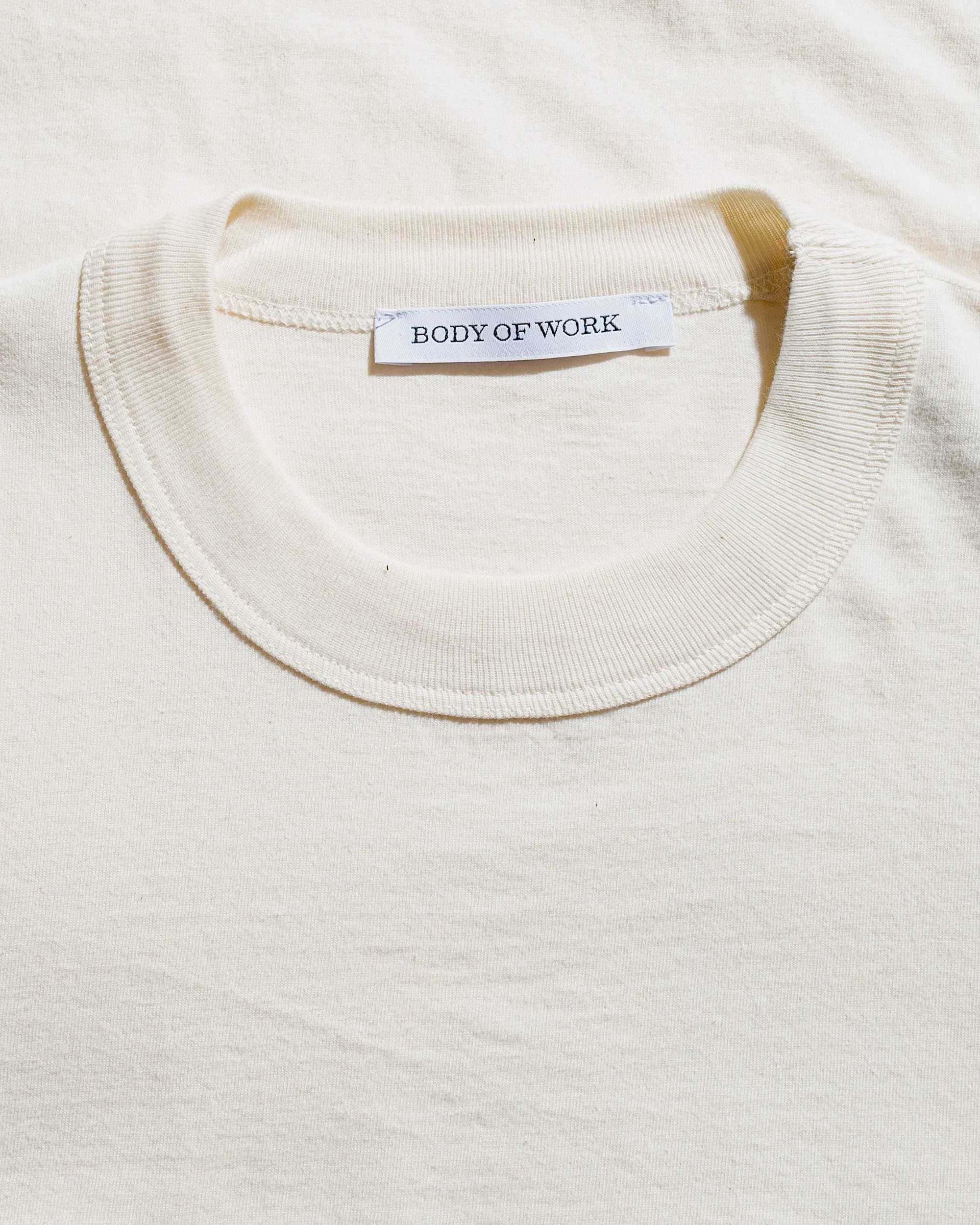 Body of Work Finch Ringer T-Shirt Natural sold by Lost & Found product image thumbnail 5
