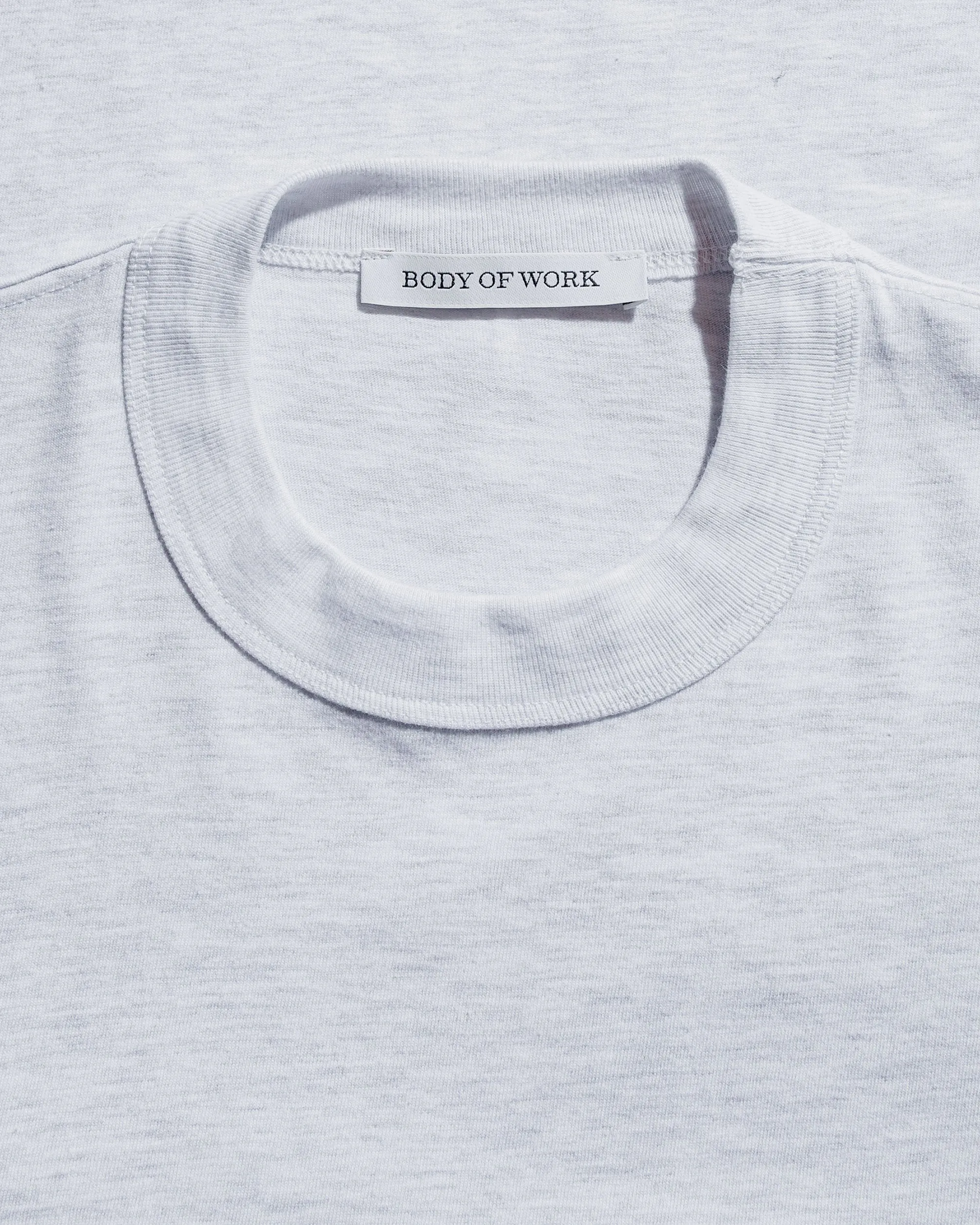 Body of Work Finch Ringer T-Shirt Dove Grey sold by Lost & Found product image thumbnail 5