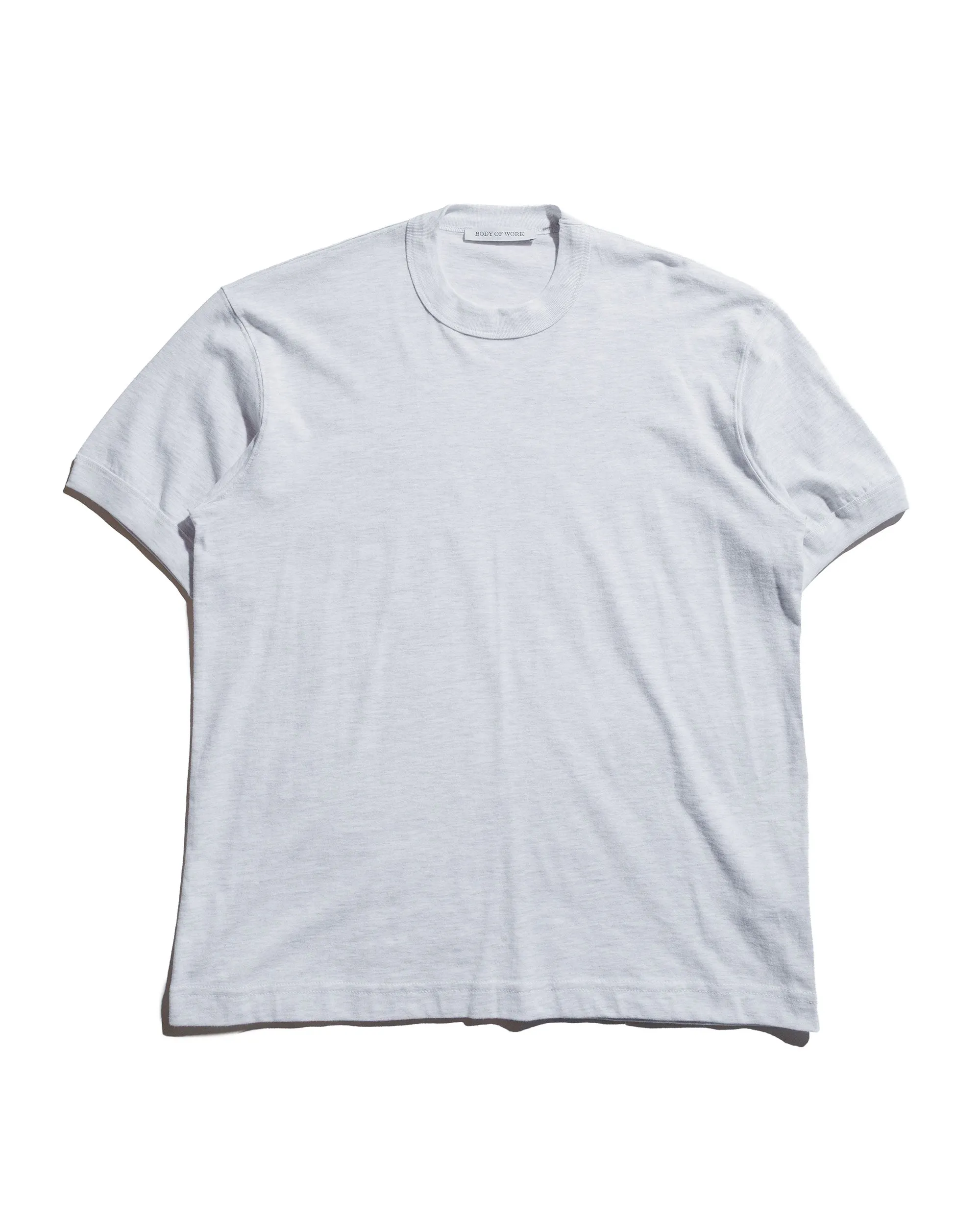 Body of Work Finch Ringer T-Shirt Dove Grey sold by Lost & Found
