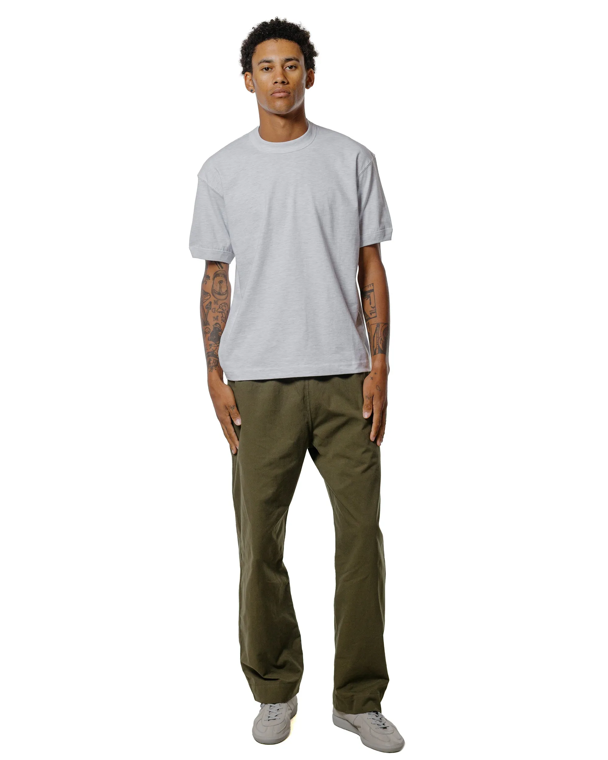 Body of Work Finch Ringer T-Shirt Dove Grey sold by Lost & Found product image thumbnail 4