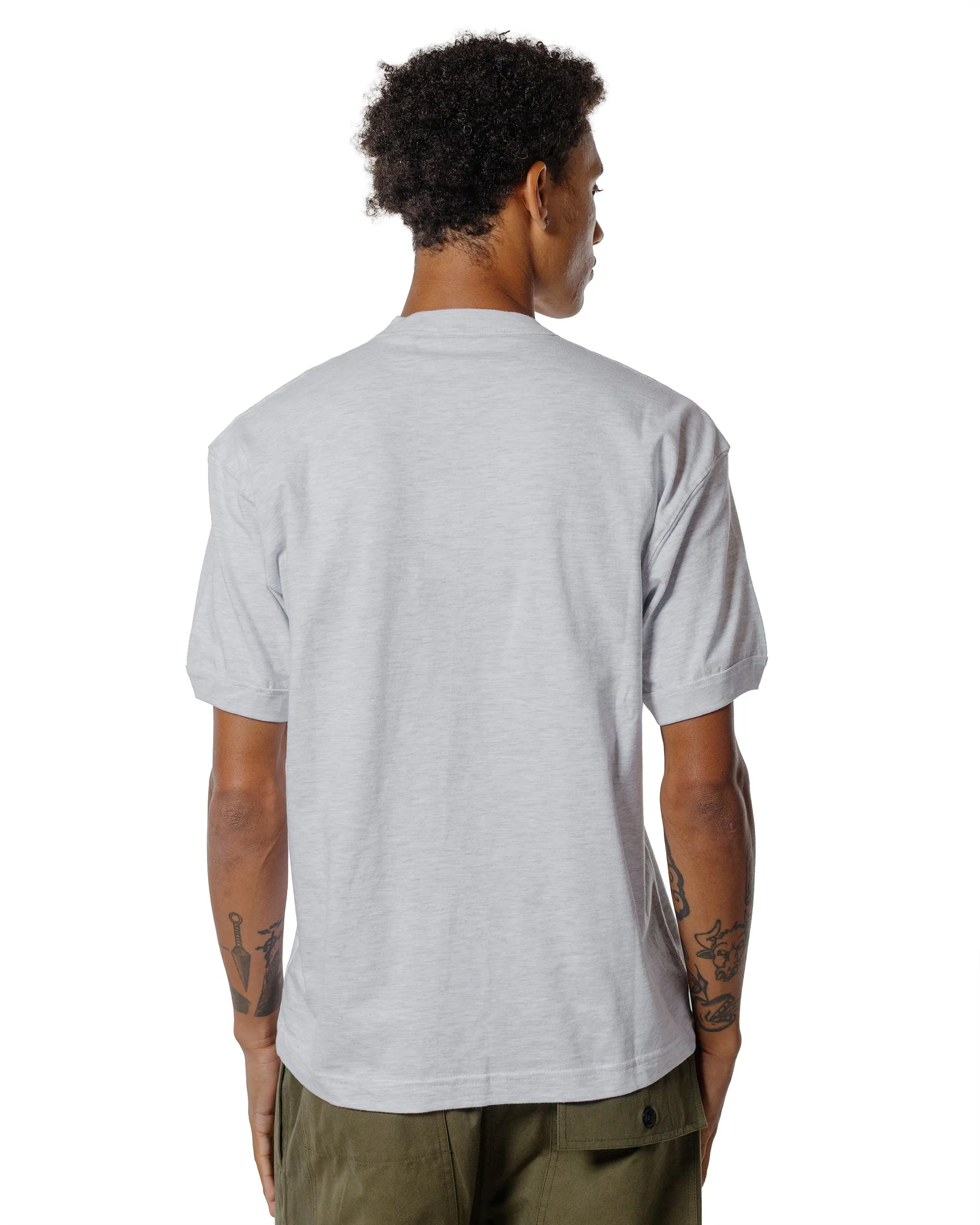 Body of Work Finch Ringer T-Shirt Dove Grey sold by Lost & Found product image thumbnail 3