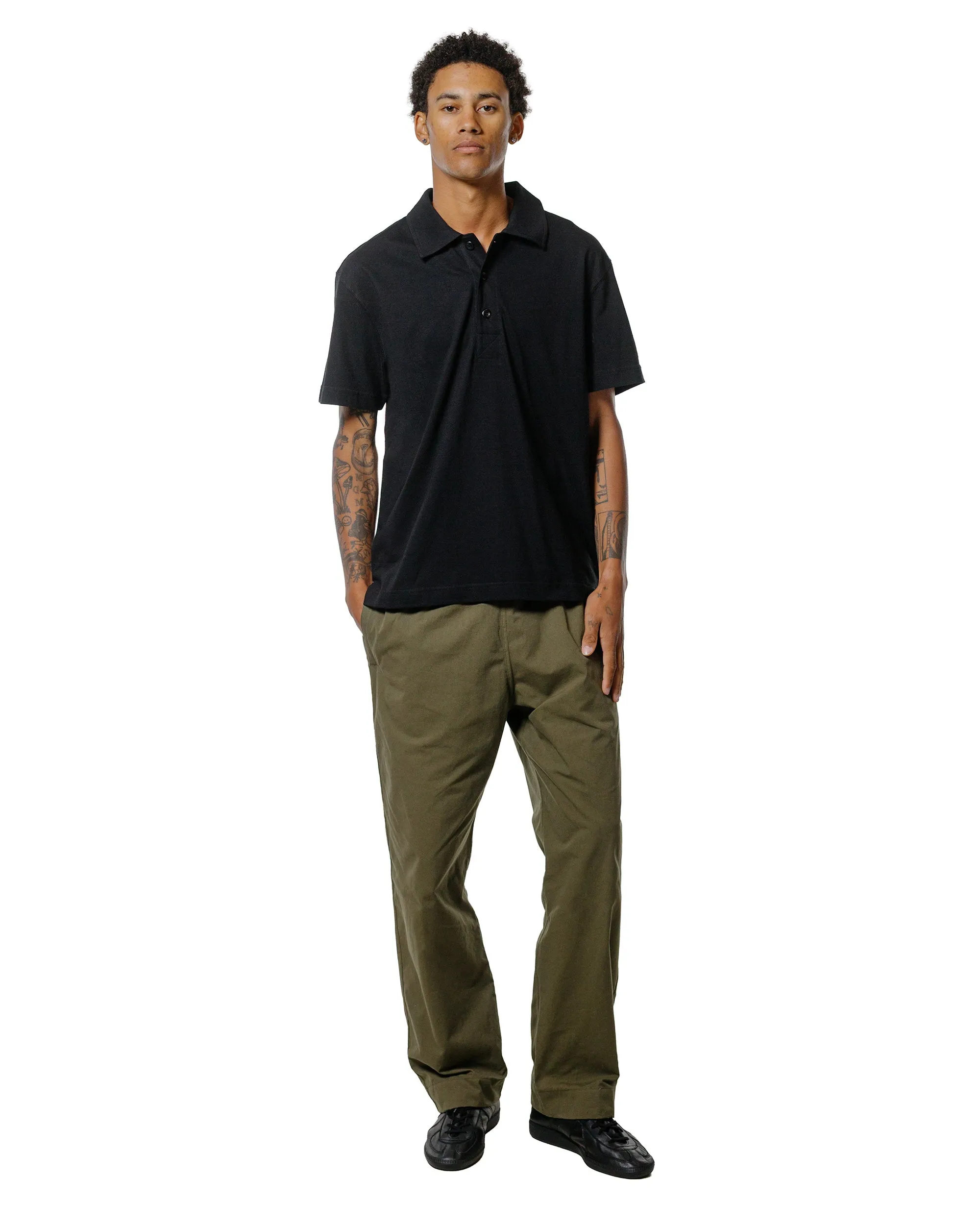 Body of Work Opal Short Sleeve Polo Black sold by Lost & Found product image thumbnail 4