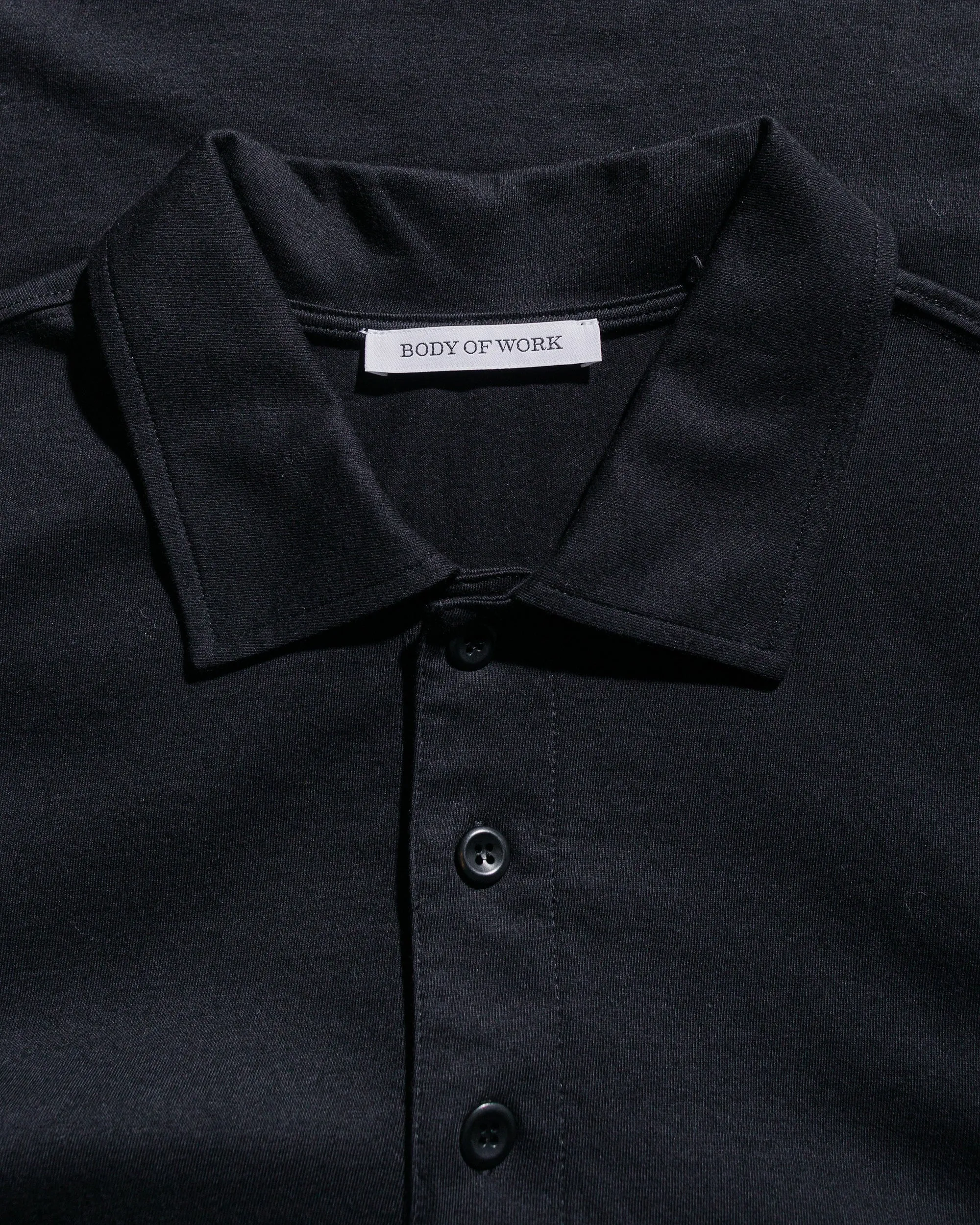 Body of Work Opal Short Sleeve Polo Black sold by Lost & Found product image thumbnail 5