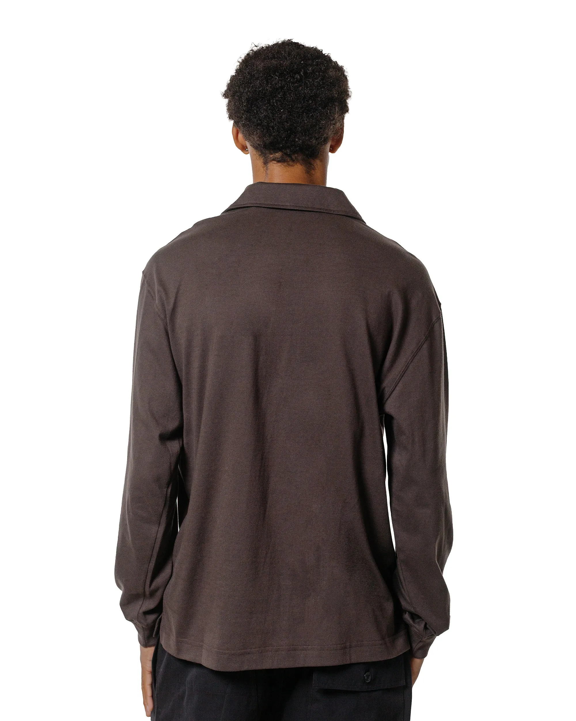 Body of Work Clove Long Sleeve Polo Loam Brown sold by Lost & Found product image thumbnail 3