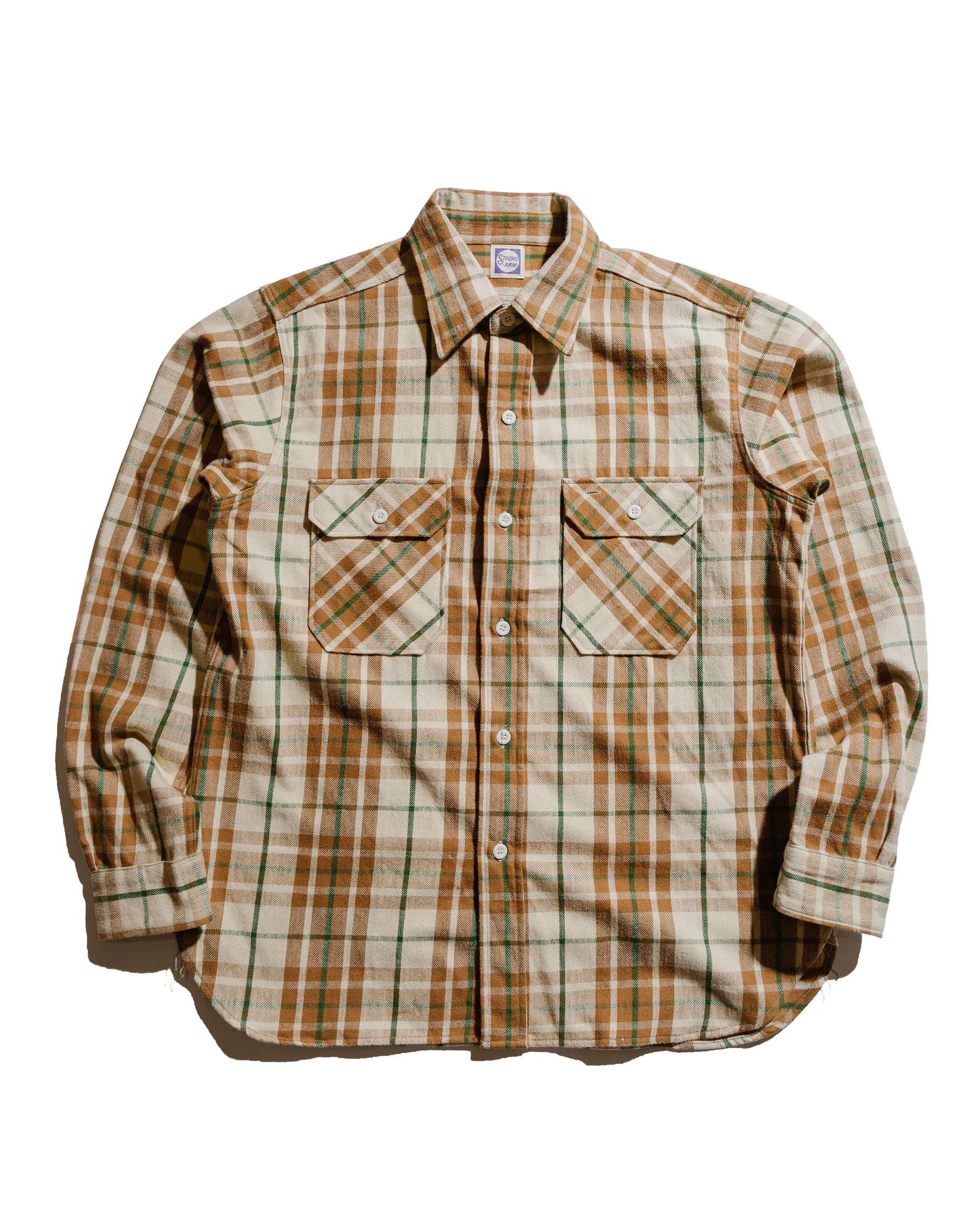 Warehouse Lot. JG-06 1940's Storm Shirt E Brown sold by Lost & Found