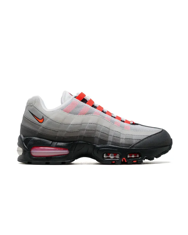 Nike Air Max 95 OG Medium Ash/Solar Red sold by Lost & Found