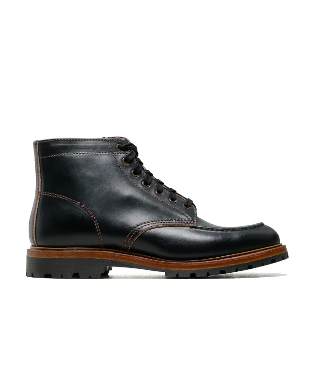 John Lofgren Bootmaker Chapman Boots Horween CXL Black sold by Lost & Found