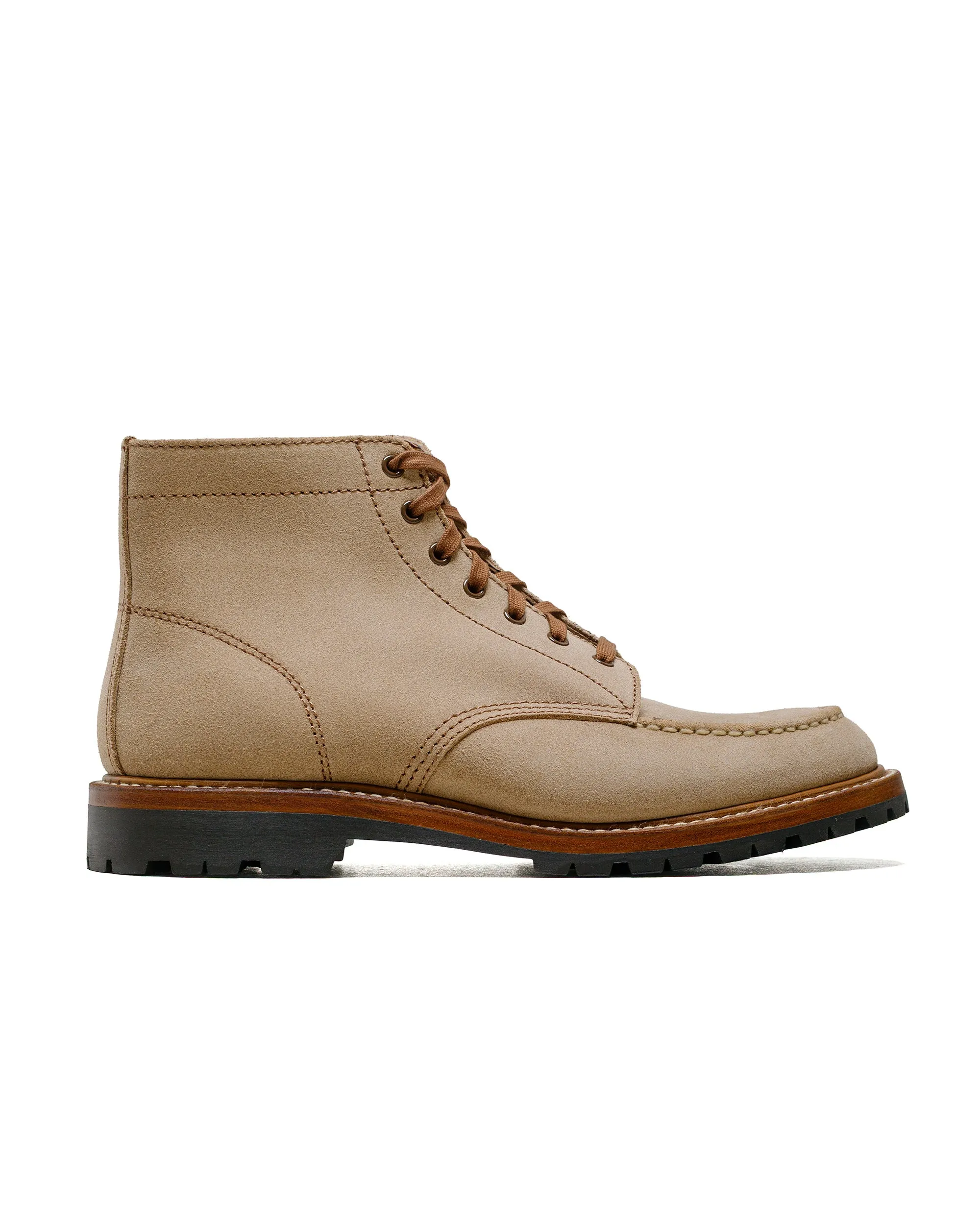 John Lofgren Bootmaker Chapman Boots Horween CXL Natural Roughout sold by Lost & Found