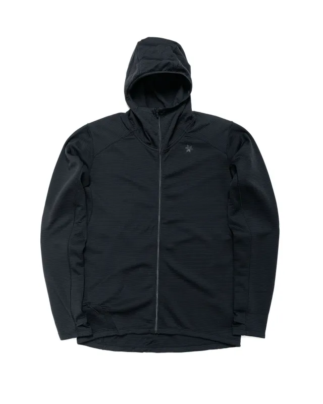 Goldwin Dual Layered L/S Hoodie Black sold by Lost & Found