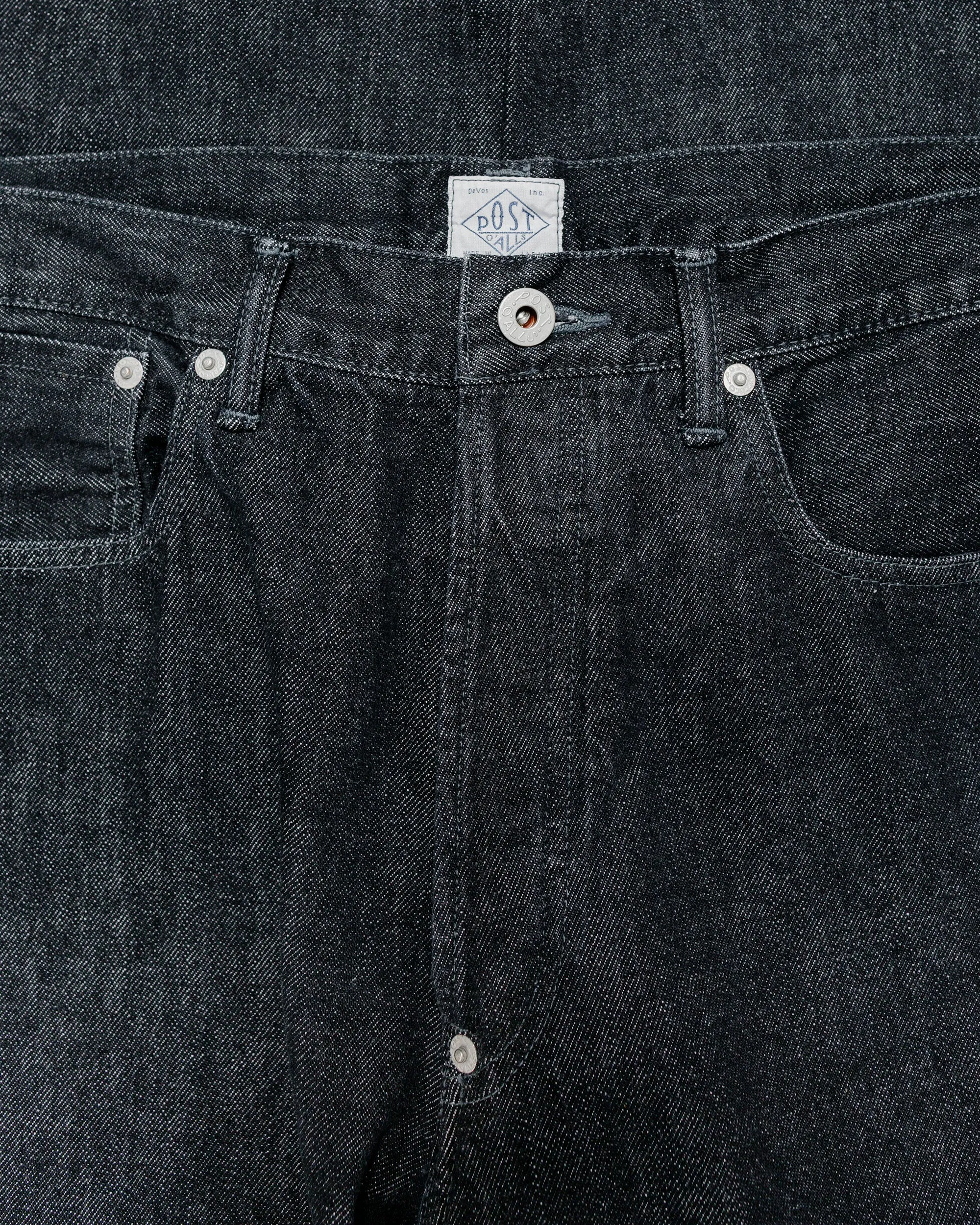 Post O'Alls No.10 Five Pocket 12.oz Denim Black Deep Wash sold by Lost & Found product image thumbnail 5