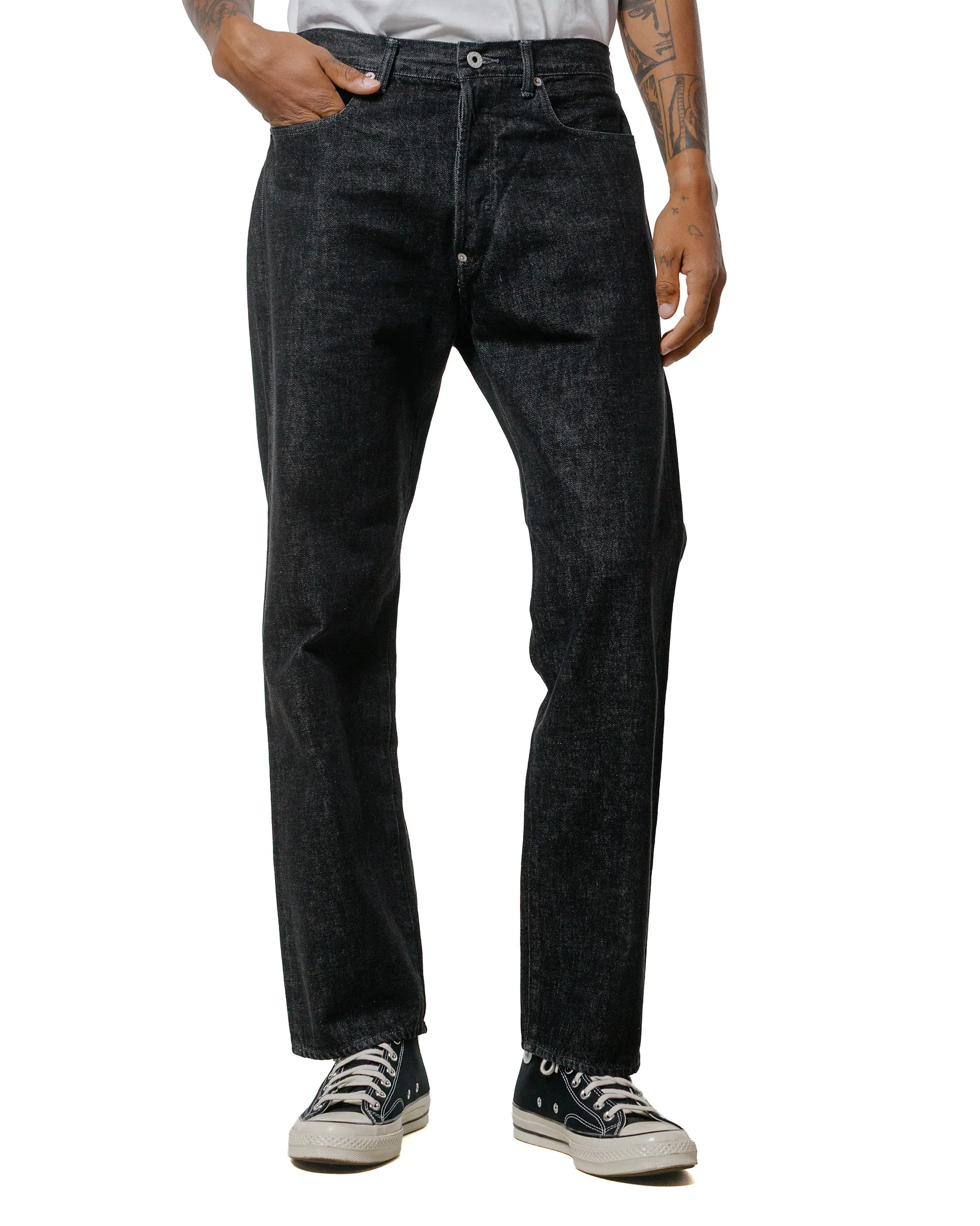 Post O'Alls No.10 Five Pocket 12.oz Denim Black Deep Wash sold by Lost & Found product image thumbnail 2