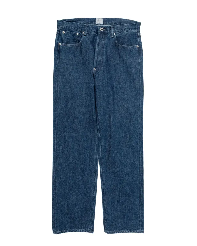 Post O'Alls No.10 Five Pocket 12.oz Denim Indigo Deep Wash sold by Lost & Found