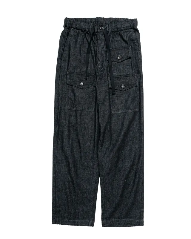 Post O'Alls Town & Country Pants 8.oz Denim Black sold by Lost & Found