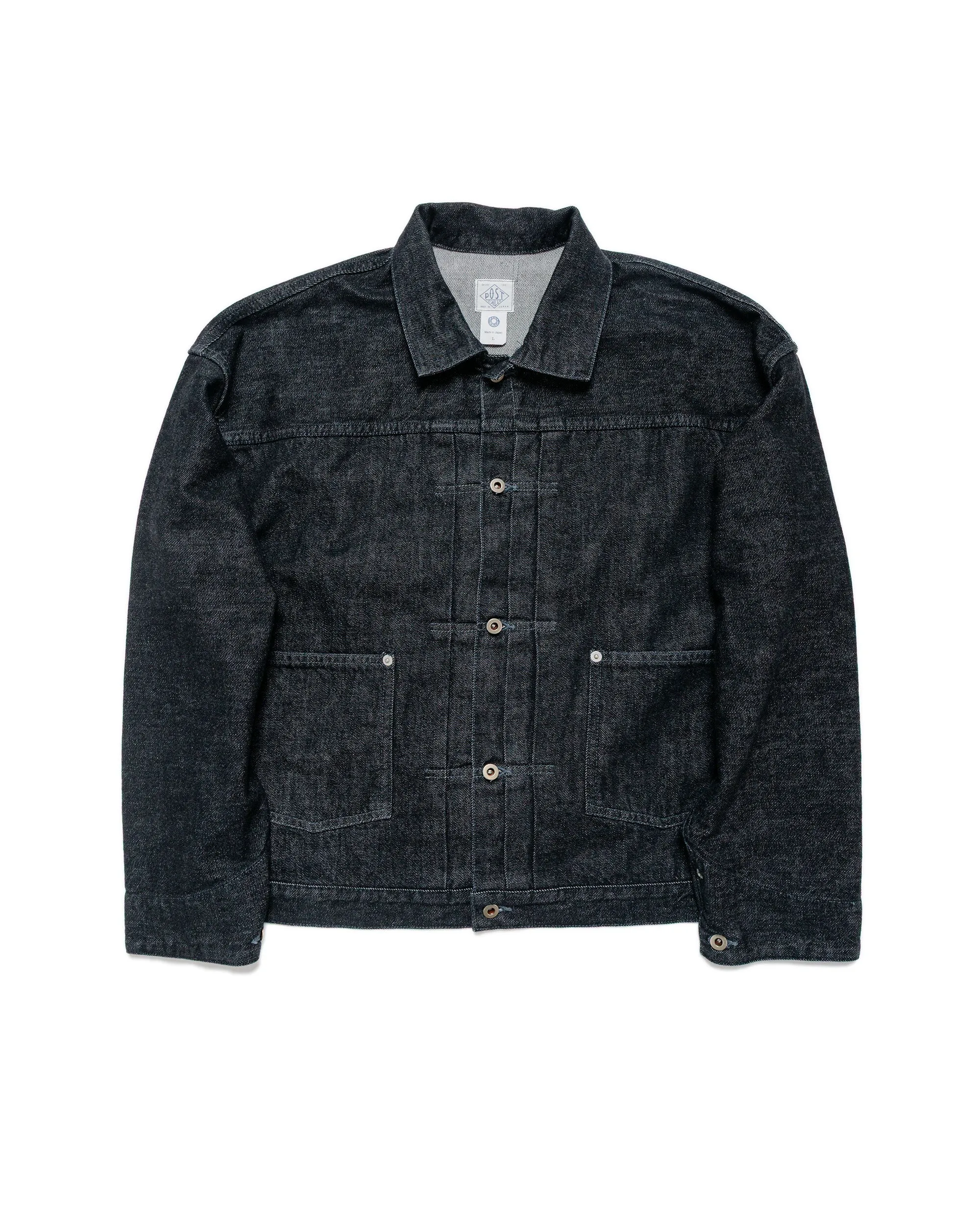 Post O'Alls El Ranchero 3 12.oz Denim Black Deep Wash sold by Lost & Found