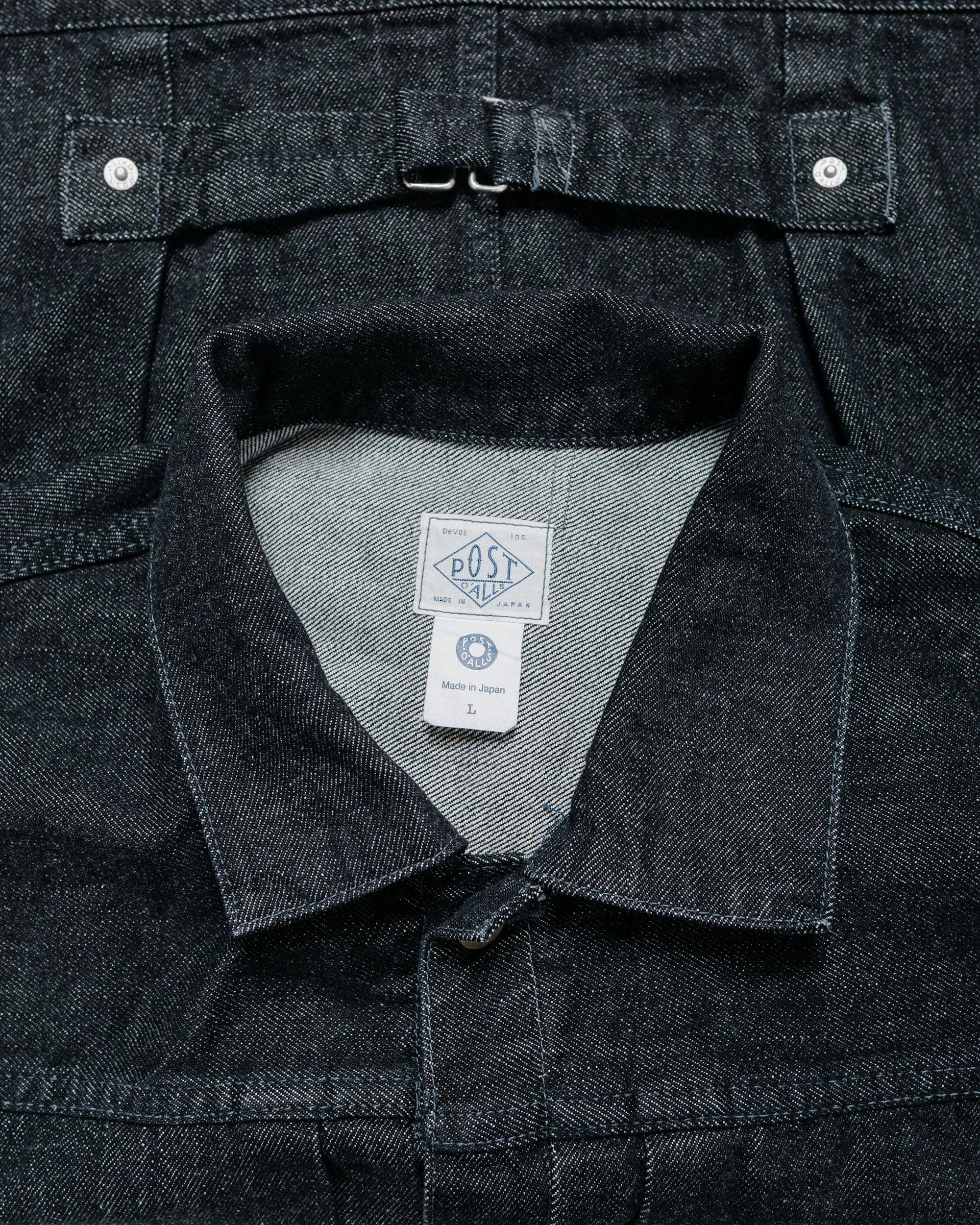 Post O'Alls El Ranchero 3 12.oz Denim Black Deep Wash sold by Lost & Found product image thumbnail 5