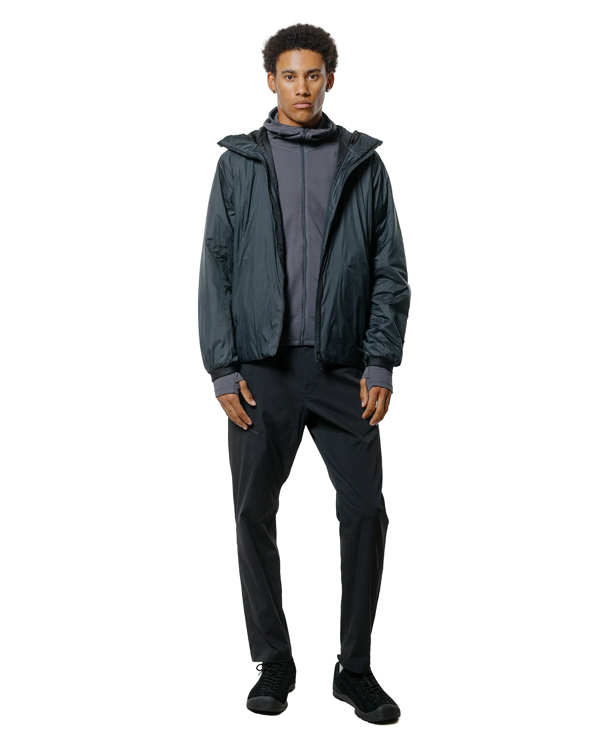 Goldwin Dual Layered L/S Hoodie Cloud Grey sold by Lost & Found product image thumbnail 4