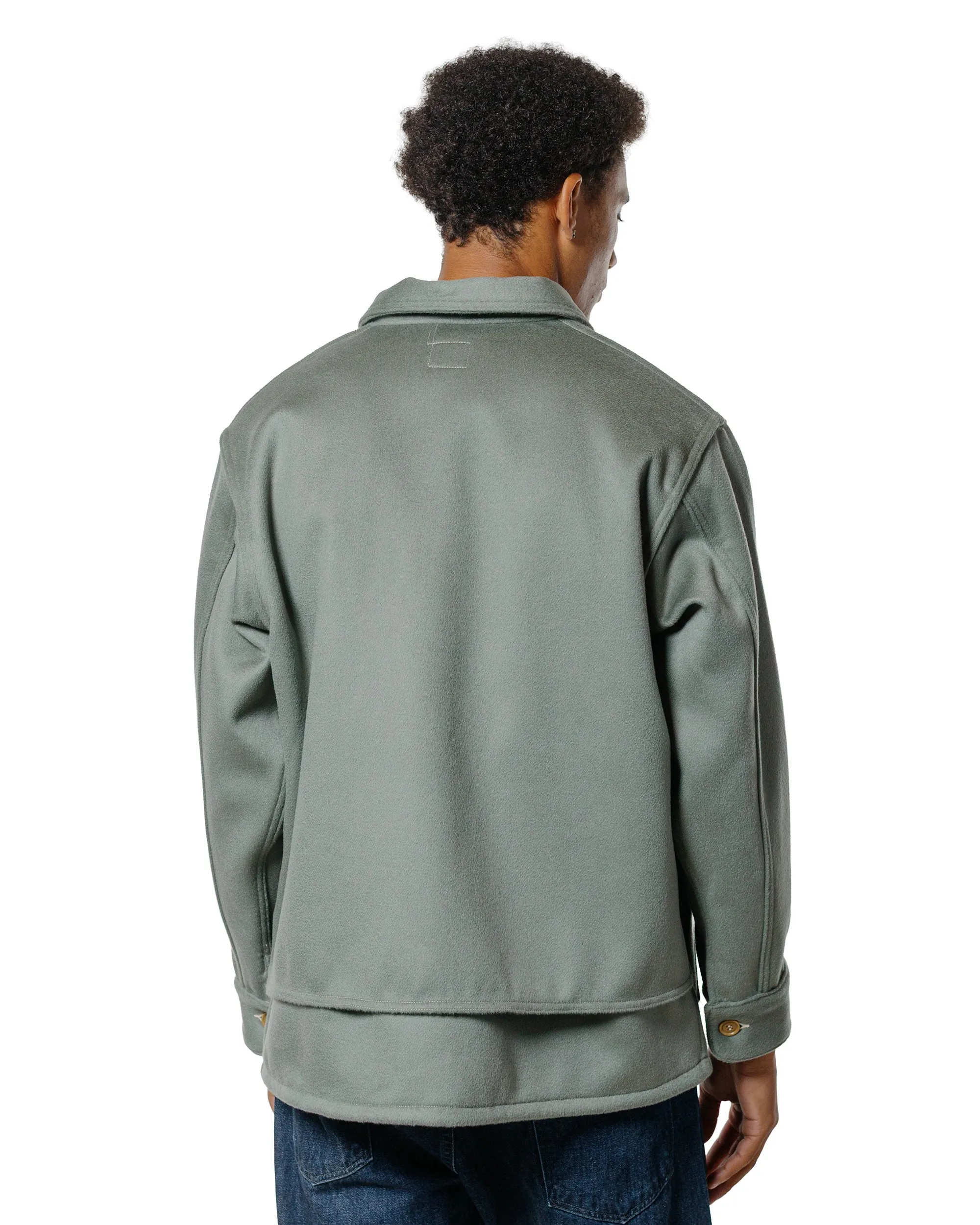 Post O'Alls Cruzer 5-R Beaver Melton Pale Green sold by Lost & Found product image thumbnail 3