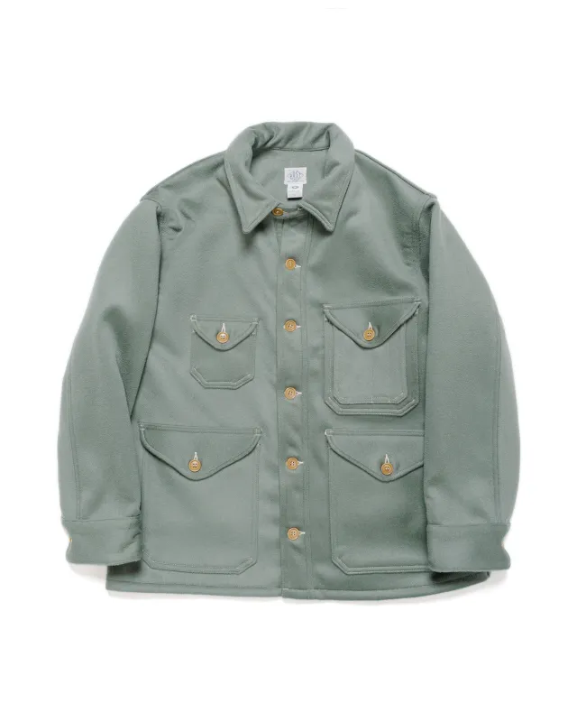 Post O'Alls Cruzer 5-R Beaver Melton Pale Green sold by Lost & Found