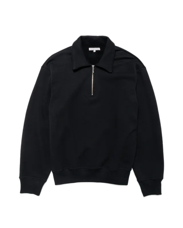 Lady White Co. Cotton Wool Quarter Zip Sweatshirt Black sold by Lost & Found