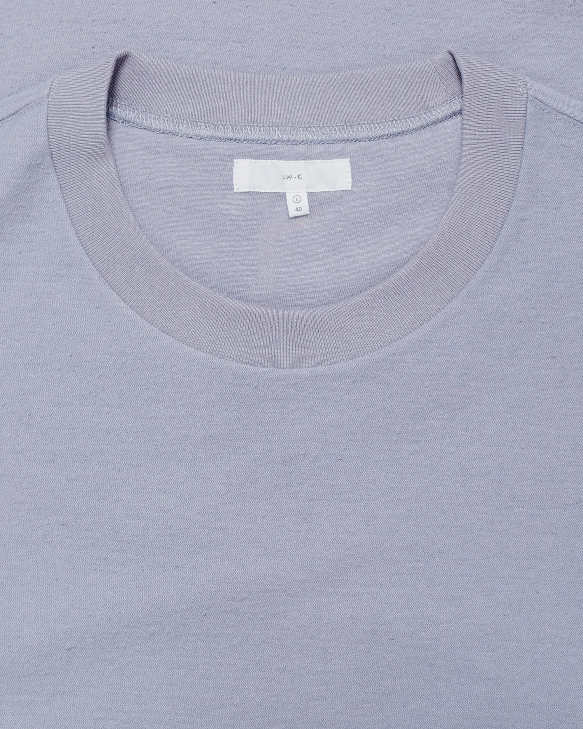 Lady White Co. Nep T-Shirt Lilac Grey sold by Lost & Found product image thumbnail 5