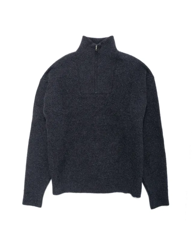 Arpenteur Cam Felted Wool Charcoal sold by Lost & Found