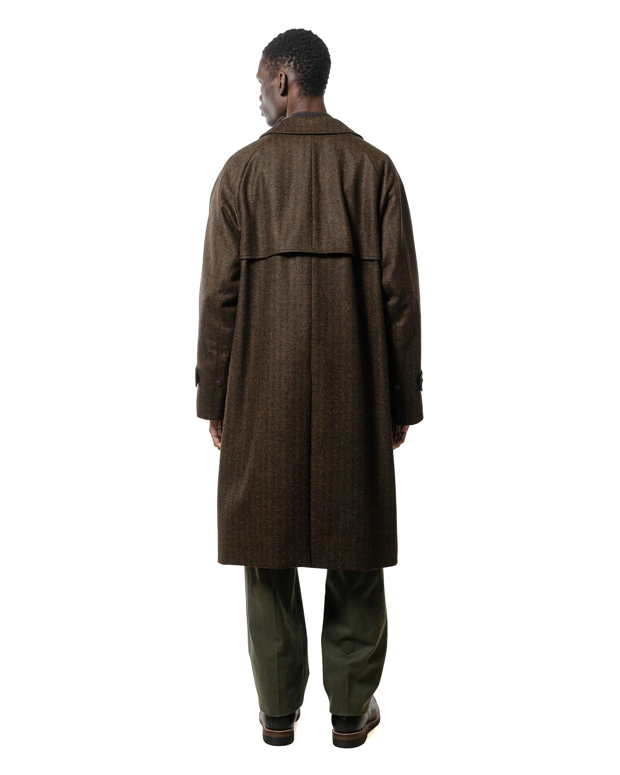 Cohérence FouFou II Coat Chevron Tweed Jersey Brown sold by Lost & Found product image thumbnail 4
