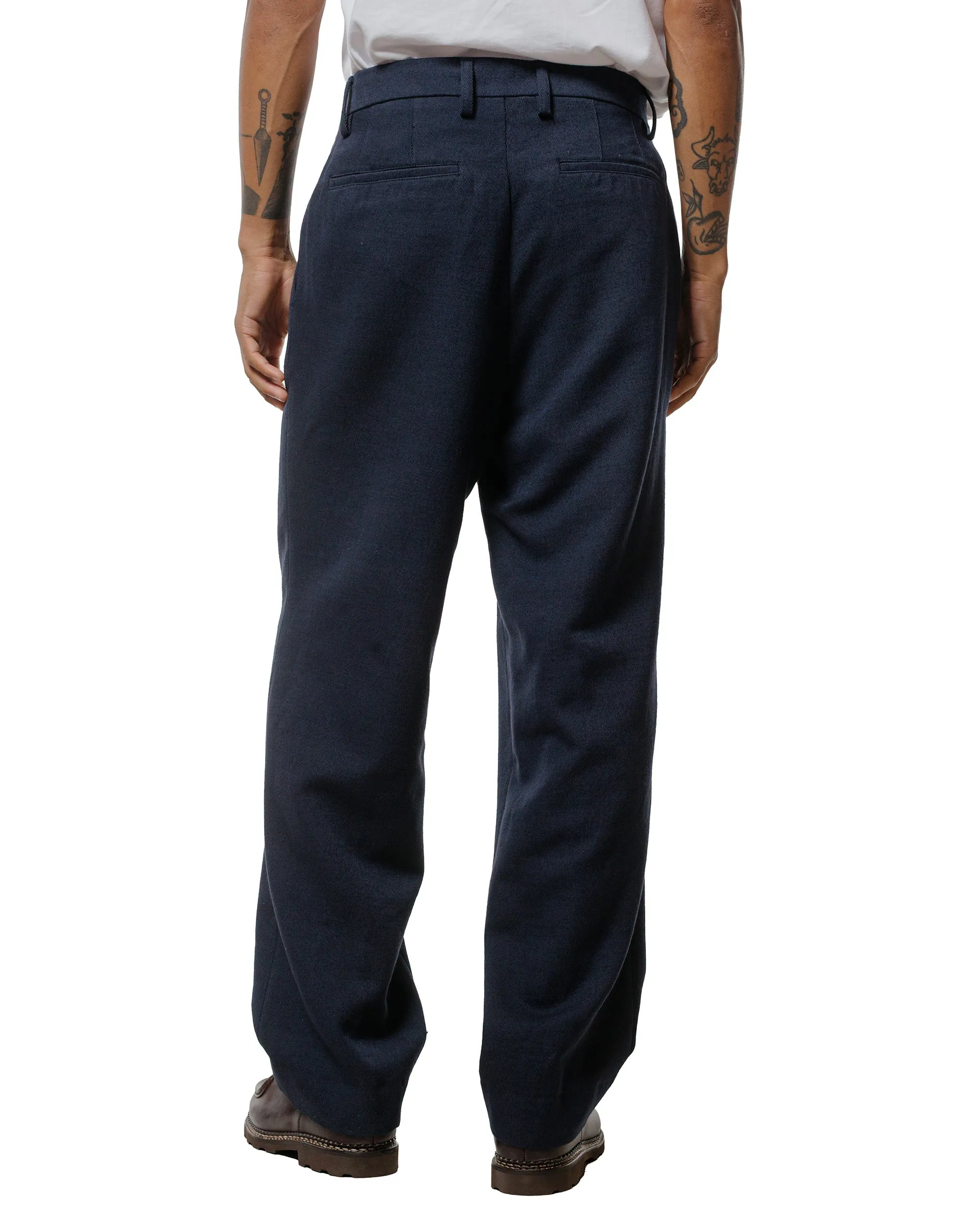 Norse Projects Benn Relaxed Alpinix Smart Merino Pants Dark Navy sold by Lost & Found product image thumbnail 3