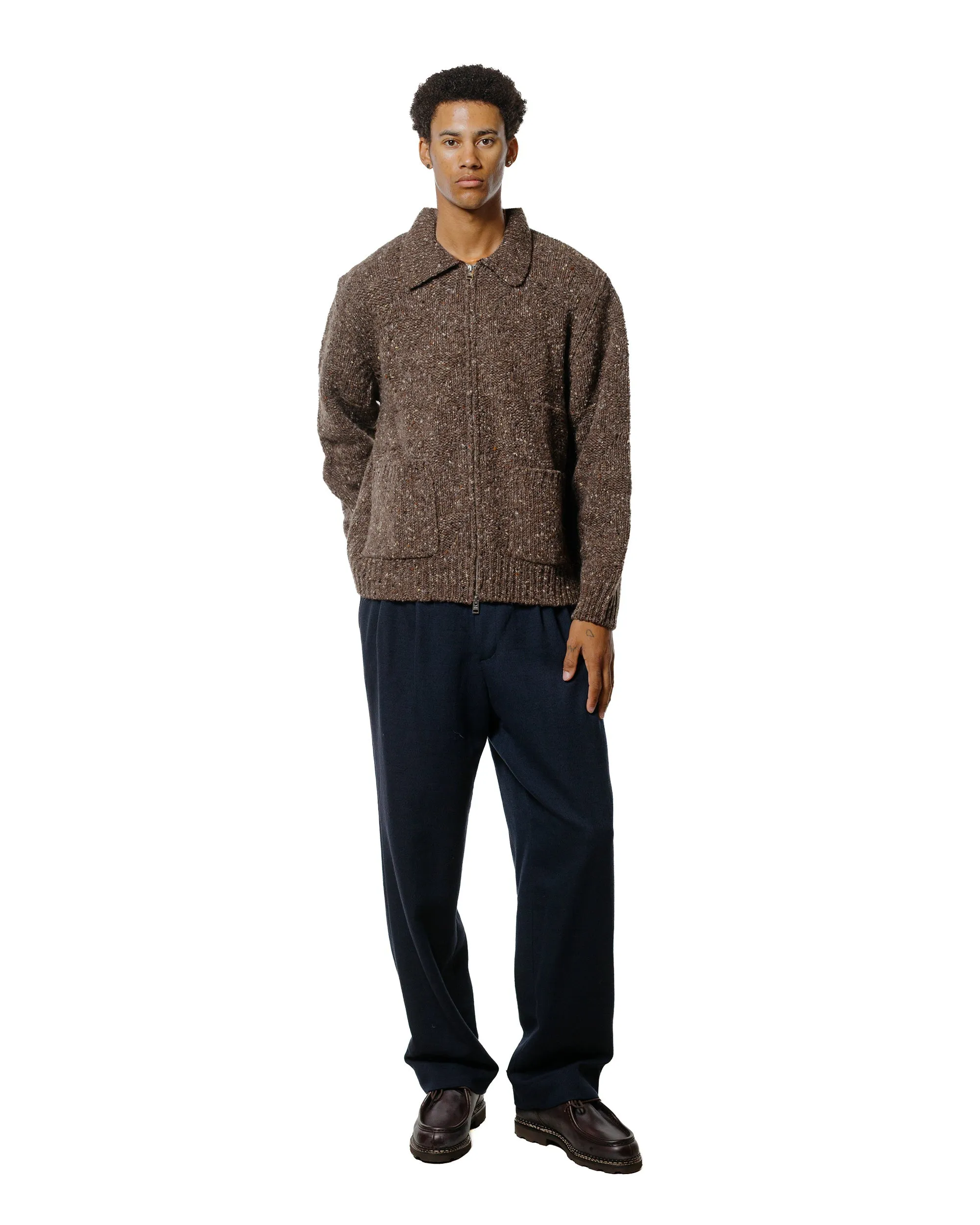 Norse Projects Erik Donegal Diamond Jacket Seal Brown sold by Lost & Found product image thumbnail 4