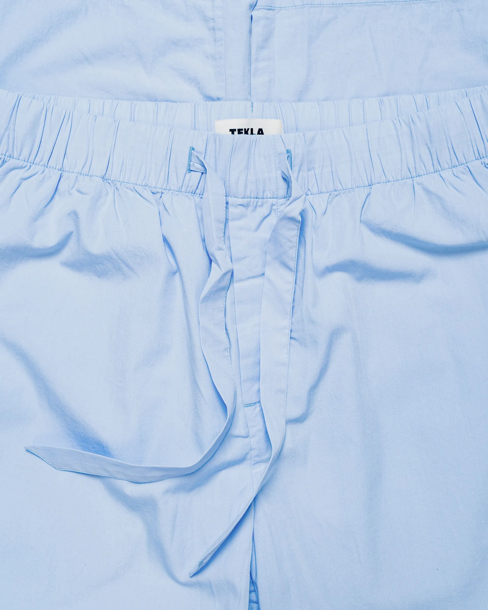 Tekla Poplin Pyjama Pants Shirt Blue sold by Lost & Found product image thumbnail 2