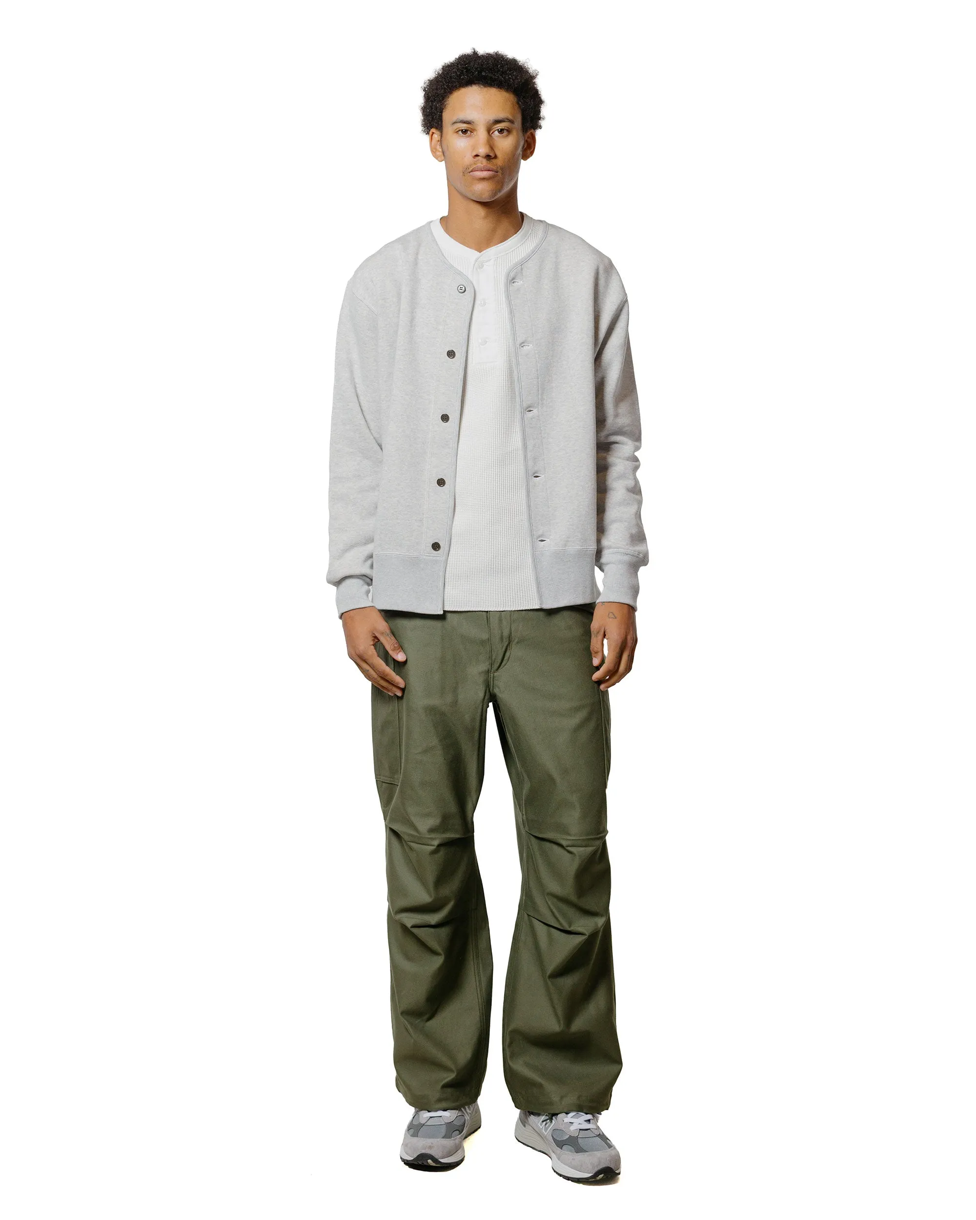 The Real McCoy’s MC25112 U.S.N. Cotton Cardigan Snow Grey sold by Lost & Found product image thumbnail 4