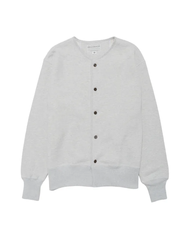 The Real McCoy’s MC25112 U.S.N. Cotton Cardigan Snow Grey sold by Lost & Found