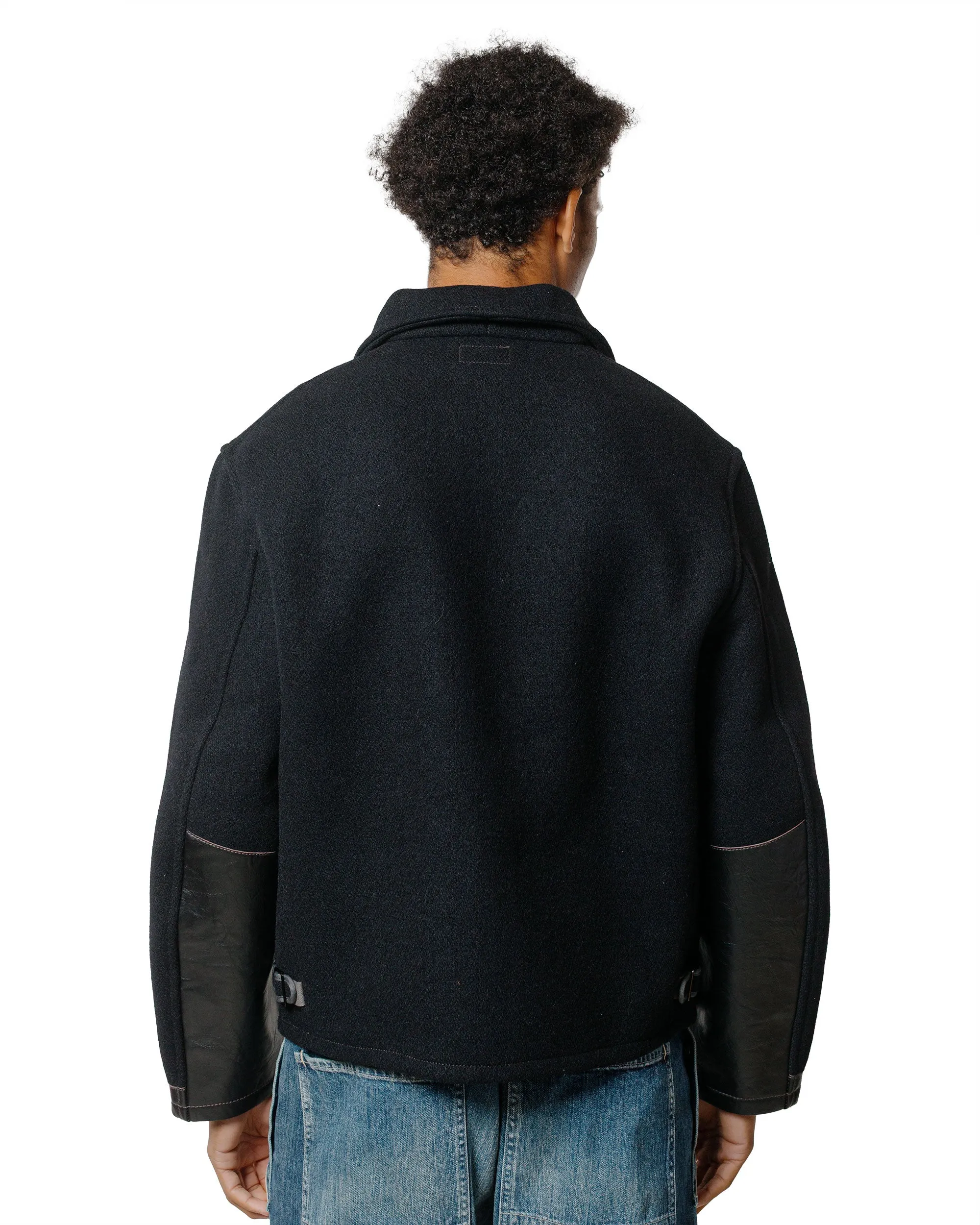 The Real McCoy's MJ25111 Wool Field Sports Jacket Black sold by Lost & Found product image thumbnail 3