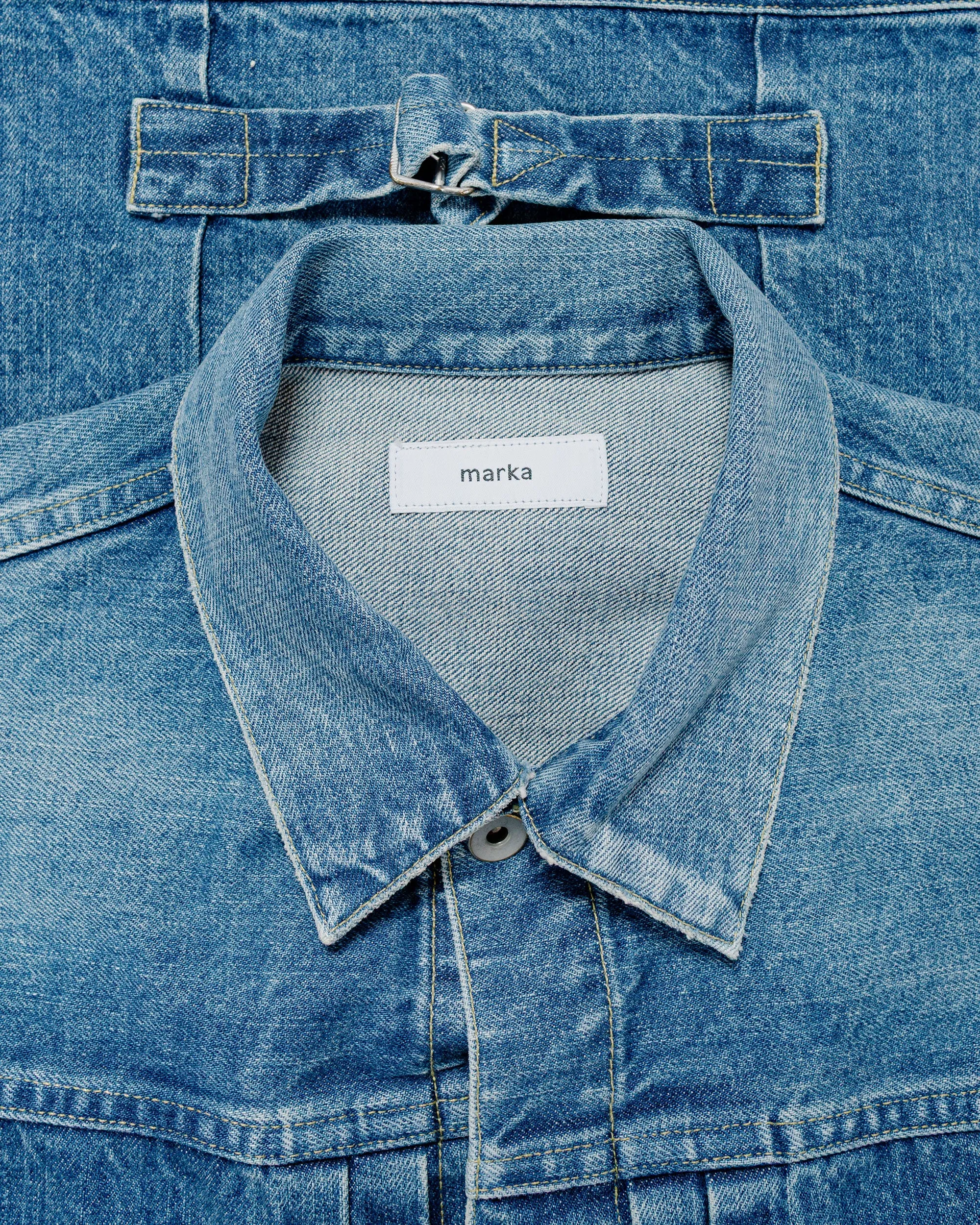 marka Type-1 Denim Jacket 13.5oz Selvedge Denim Used Washed sold by Lost & Found product image thumbnail 5