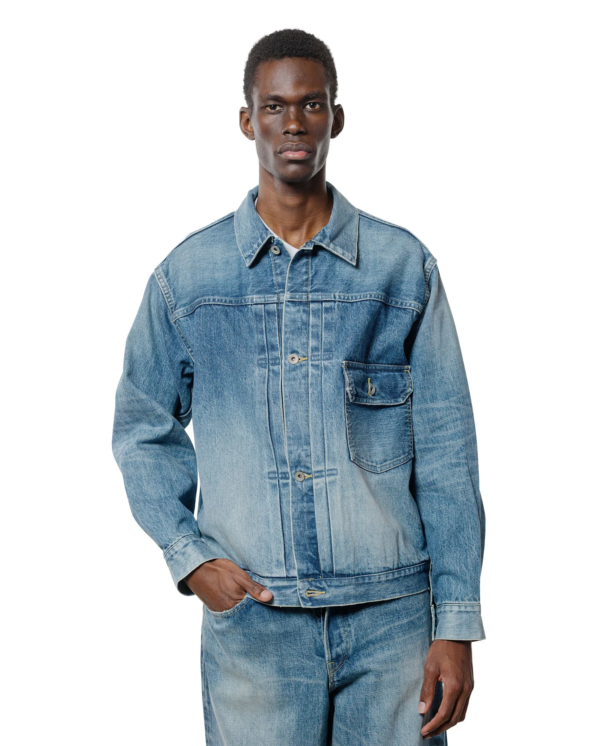 marka Type-1 Denim Jacket 13.5oz Selvedge Denim Used Washed sold by Lost & Found product image thumbnail 2