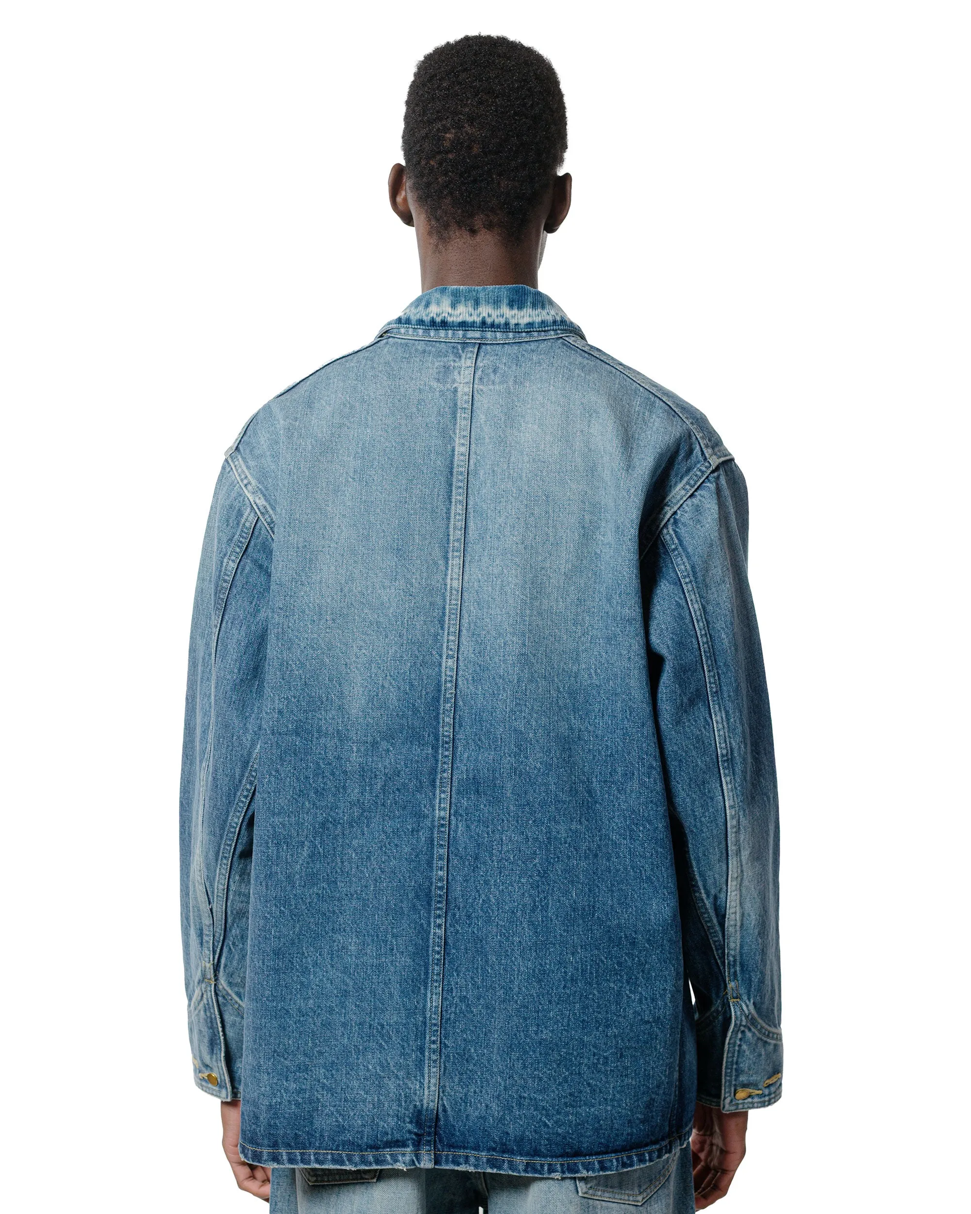marka Denim Coverall Jacket 13.5oz Selvedge Denim Used Wash sold by Lost & Found product image thumbnail 3