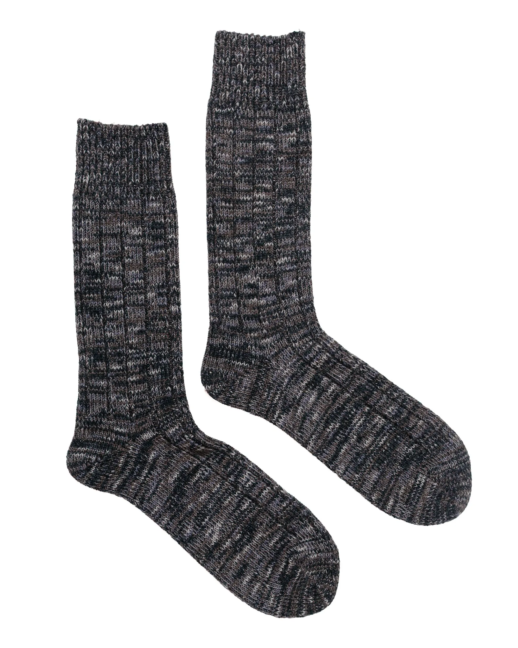 The Real McCoy’s MA23110 Outdoor Wool Socks ‘Camp’ Charcoal sold by Lost & Found product image thumbnail 2