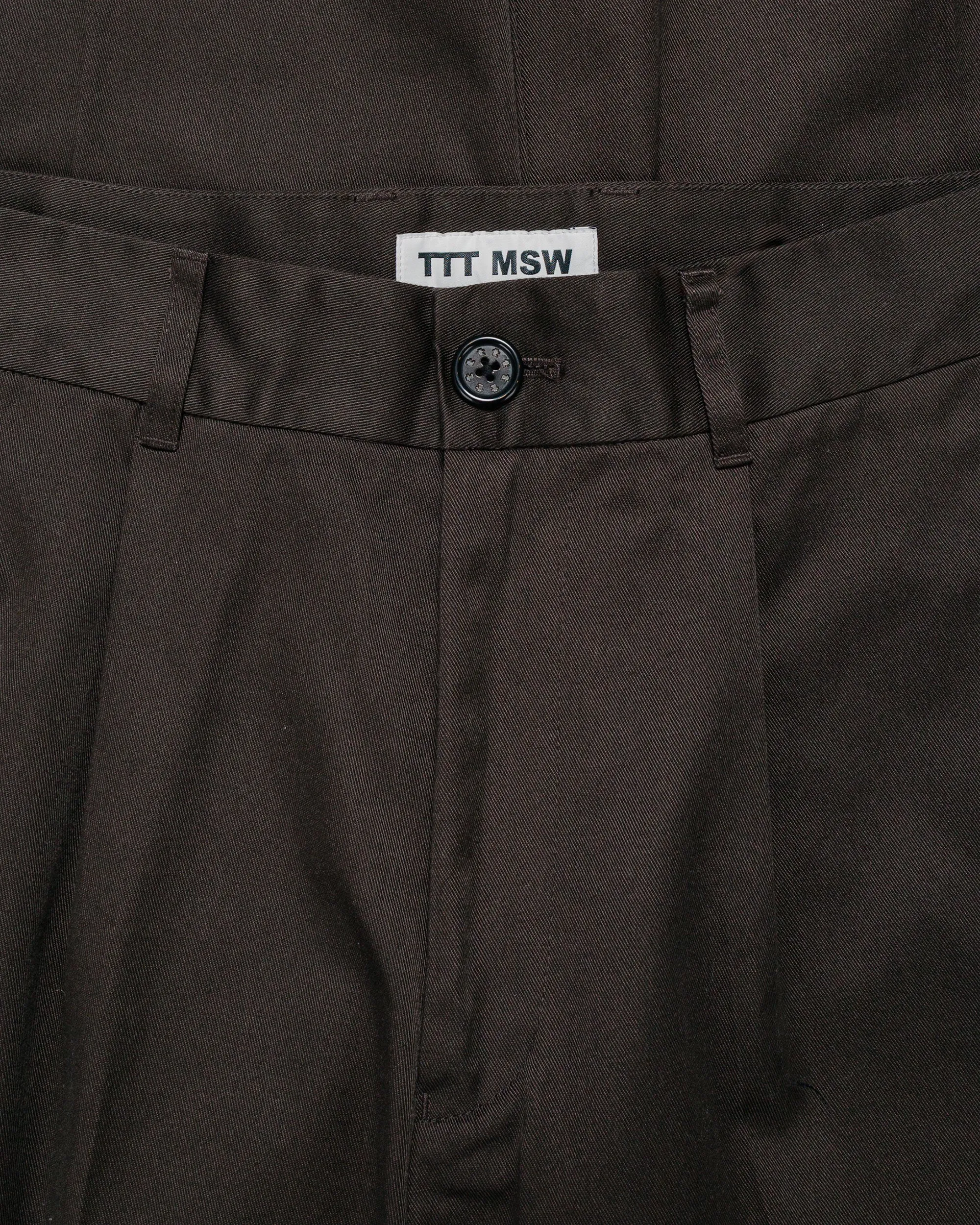TTT MSW Chino Slacks Dark Brown sold by Lost & Found product image thumbnail 5