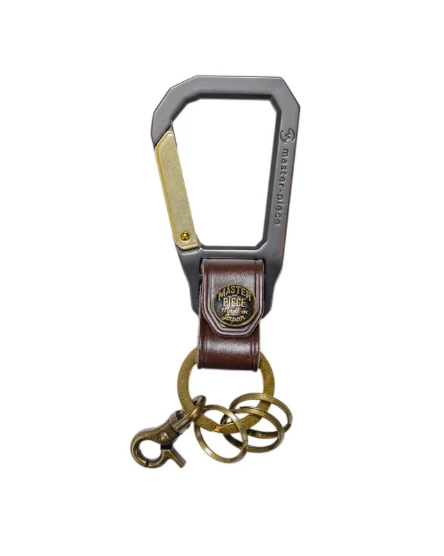 master-piece Carabiner Key Ring Choco sold by Lost & Found
