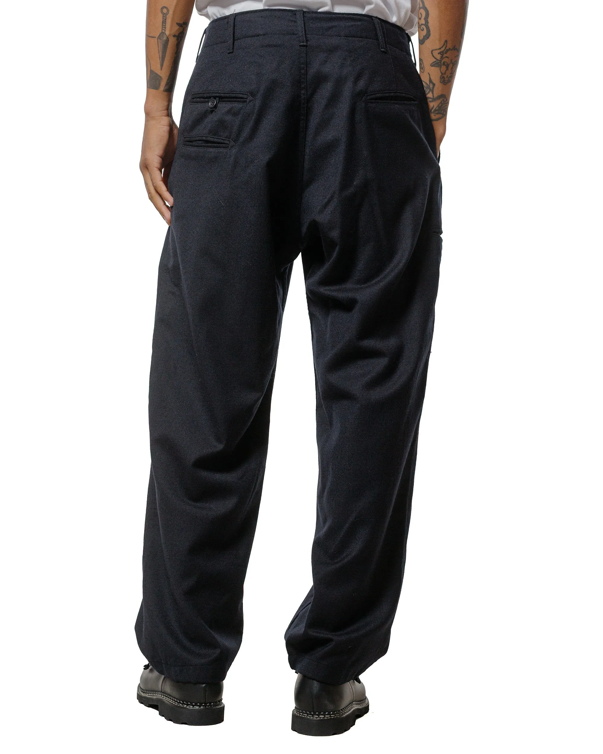 Engineered Garments NNP Pant Dark Navy High Count Worsted Wool sold by Lost & Found product image thumbnail 3