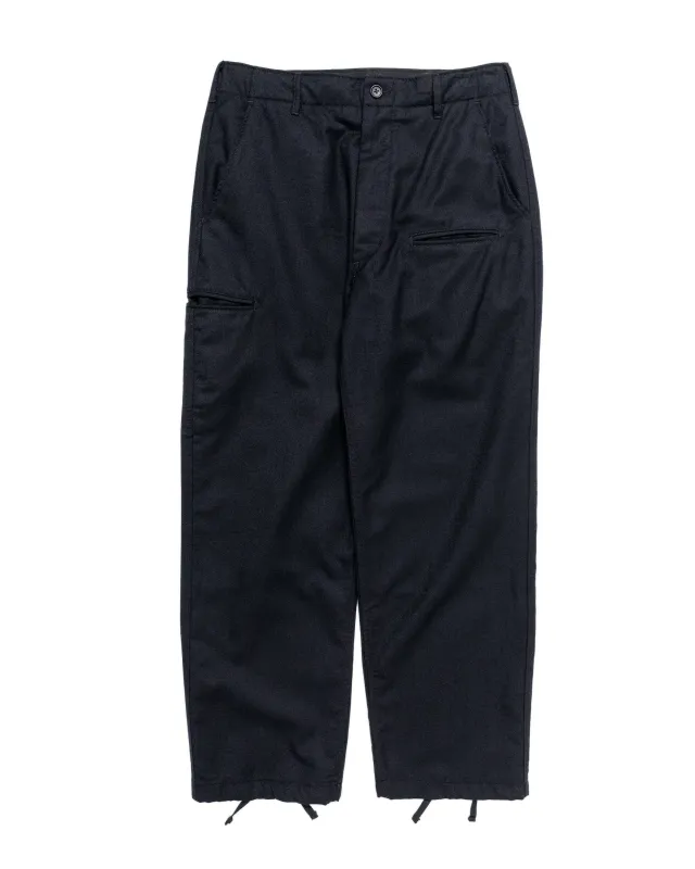 Engineered Garments NNP Pant Dark Navy High Count Worsted Wool sold by Lost & Found