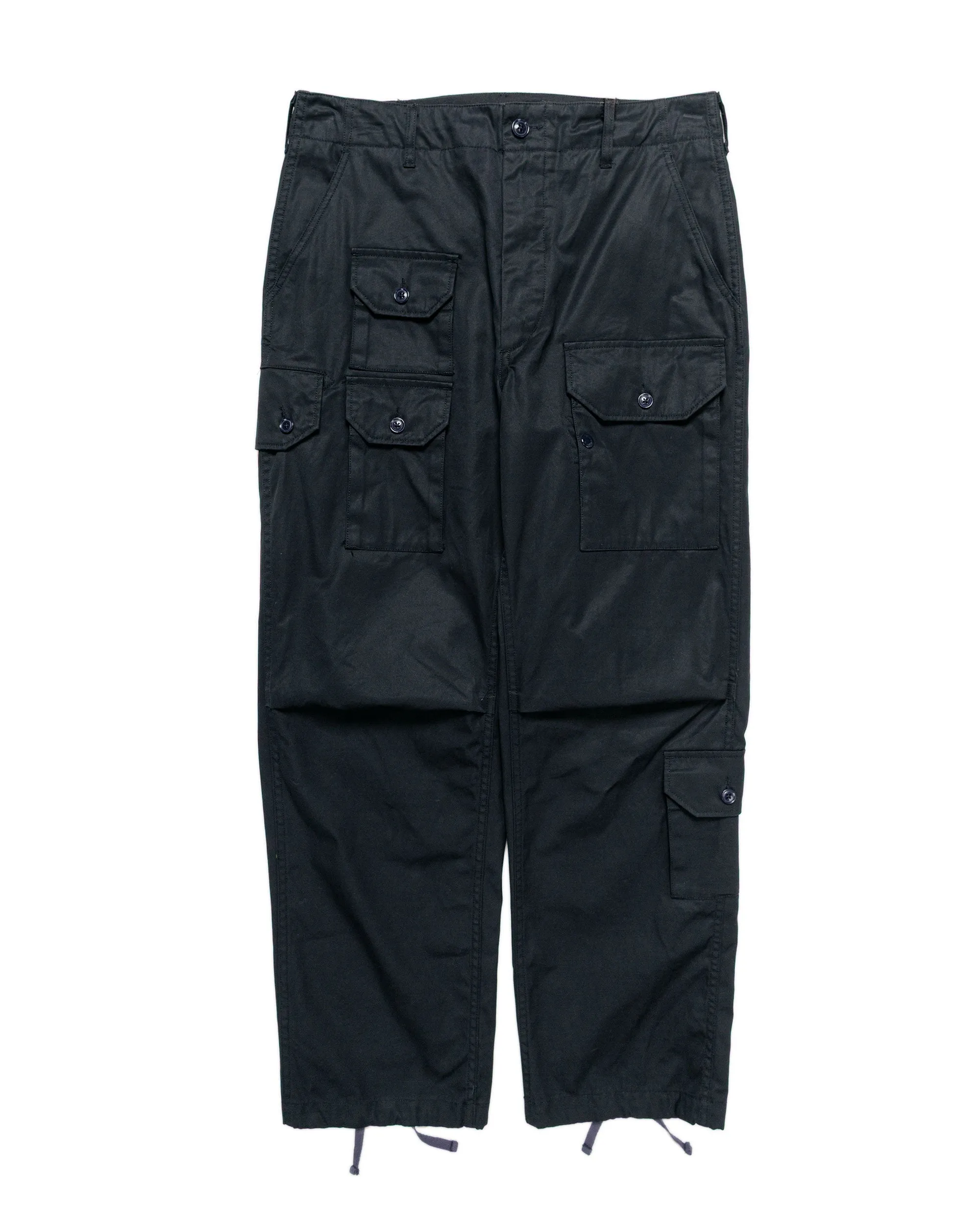 Engineered Garments Flight Pant Dark Navy Cotton Ventile Twill sold by Lost & Found