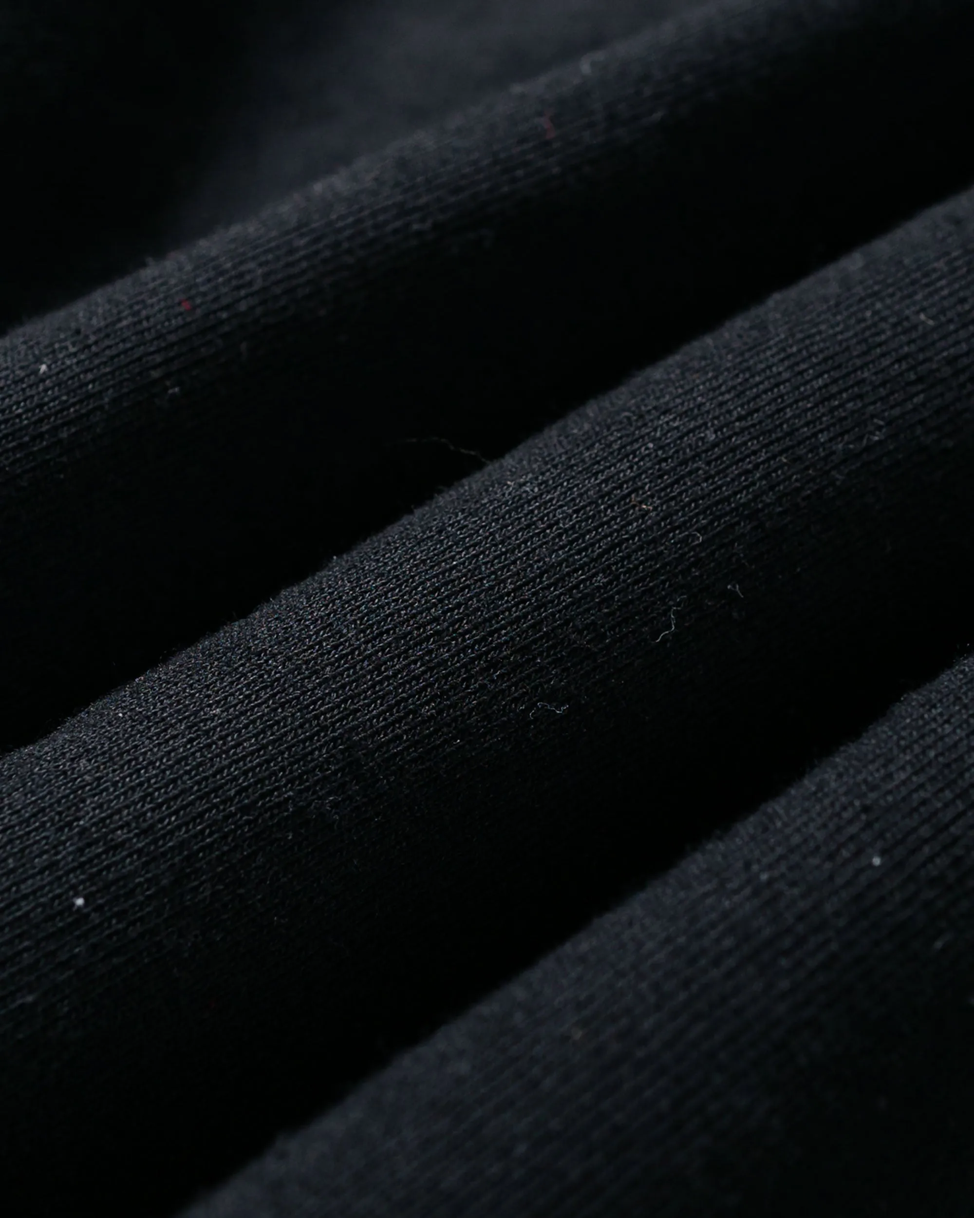 Randy's Garments Heavyweight Logo Cross-Neck Hoodie Black 14oz Cotton sold by Lost & Found product image thumbnail 5