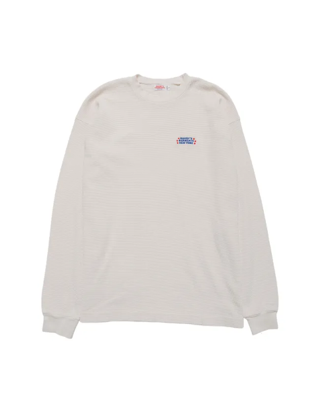 Randy's Garments Heavyweight Thermal Crewneck Natural sold by Lost & Found