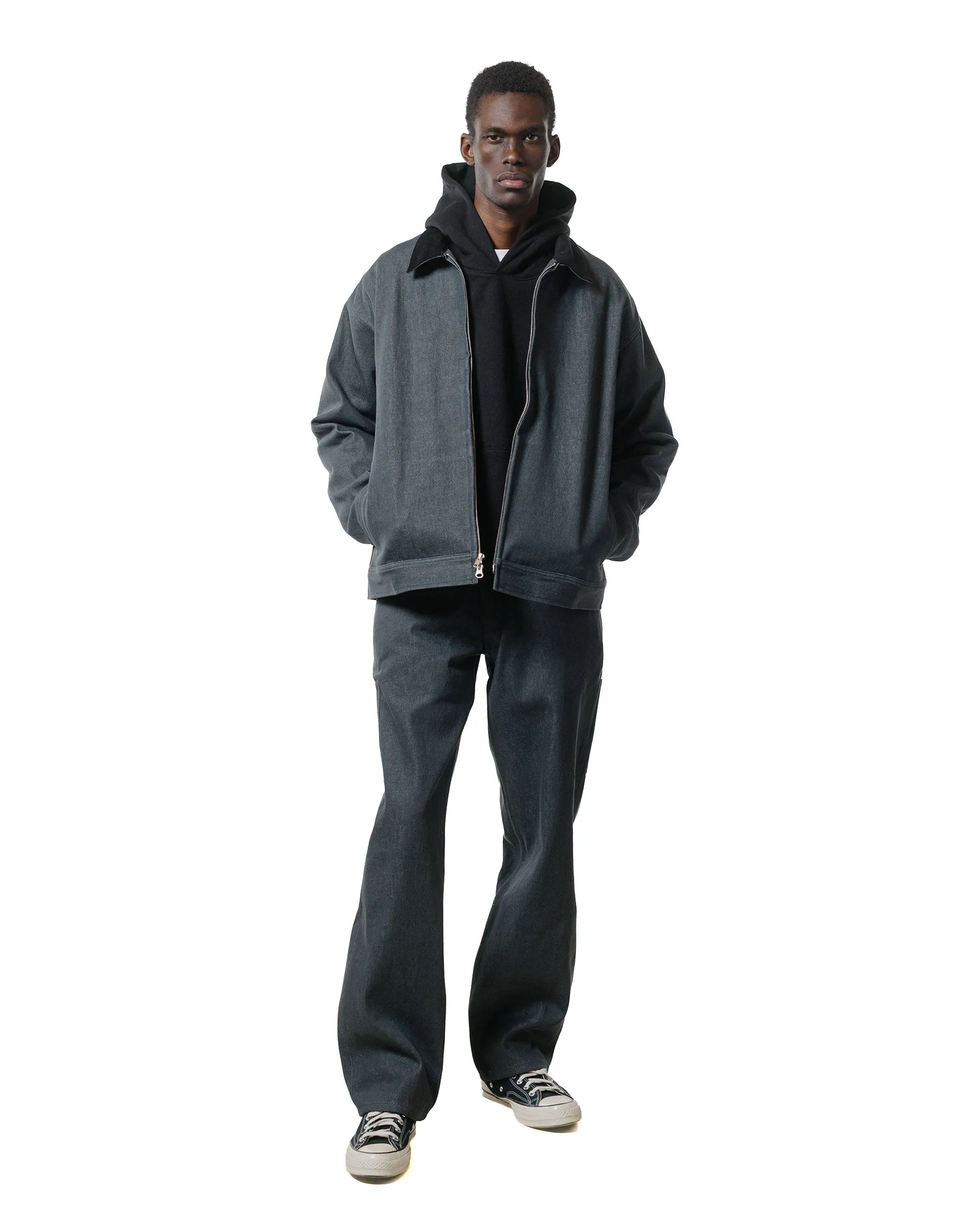 Randy's Garments Station Jacket Washed 13.5oz Cotton Charcoal Cone Denim sold by Lost & Found product image thumbnail 4