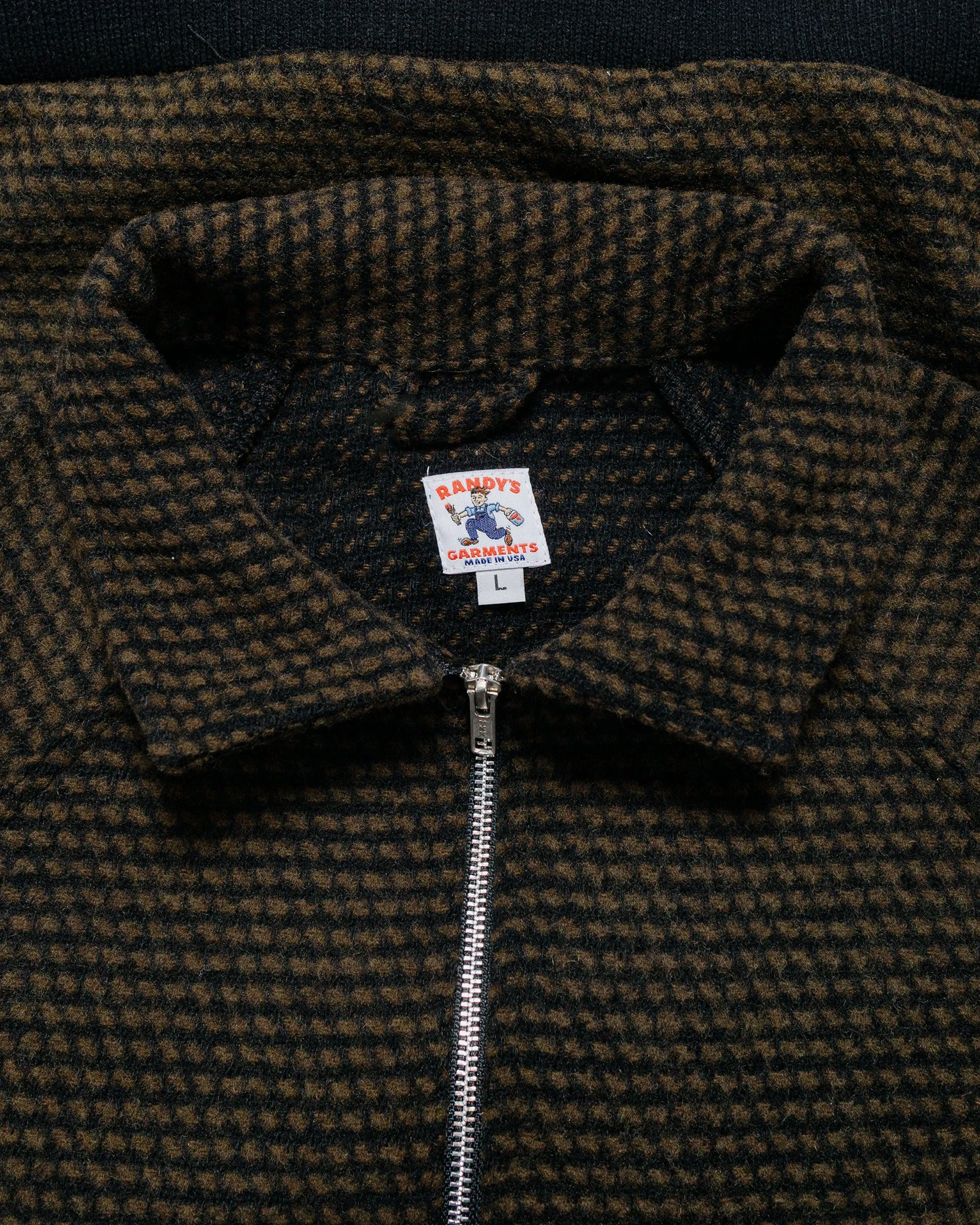 Randy's Garments Maine Jacket Brown Horizontal Tweed sold by Lost & Found product image thumbnail 2