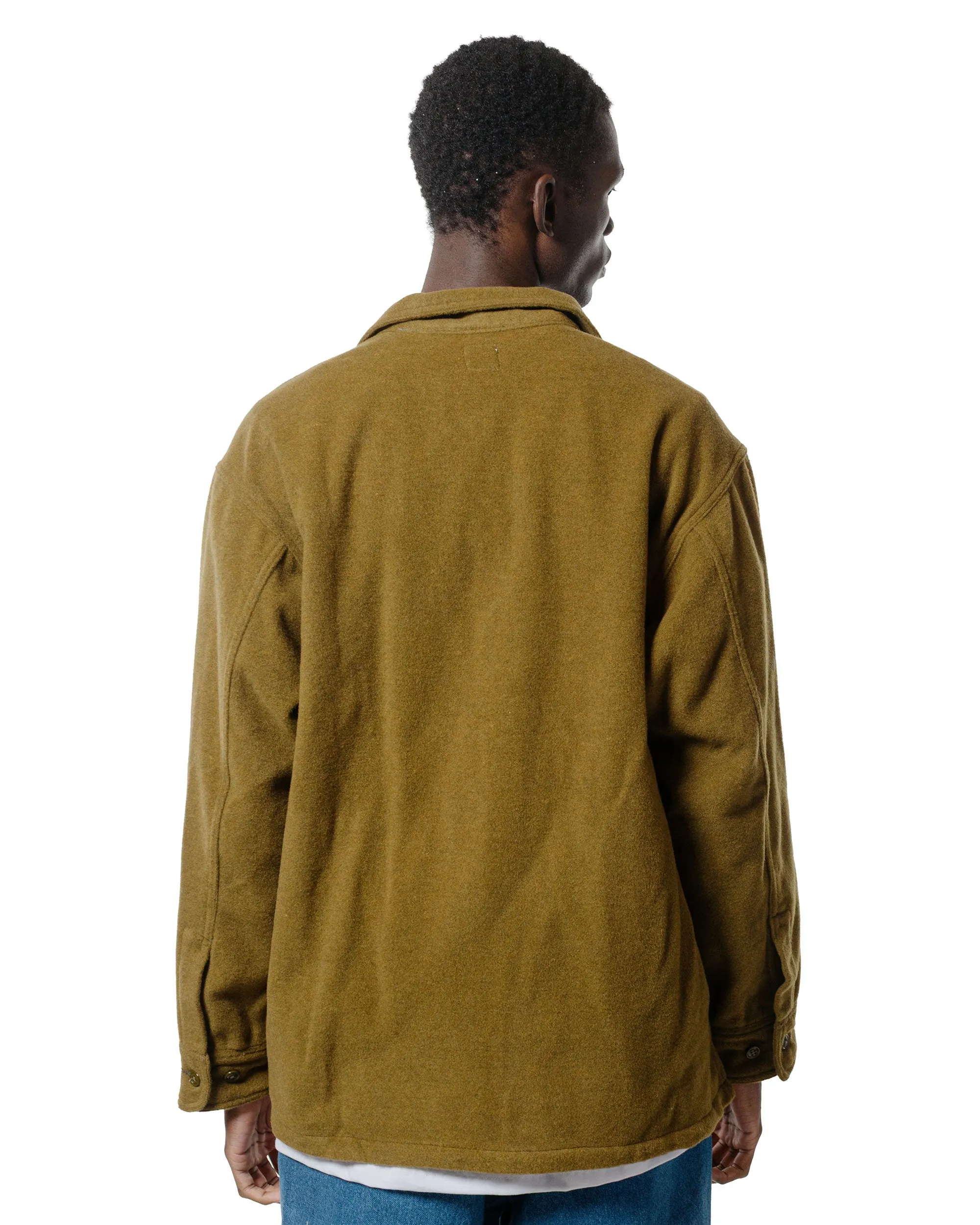 Randy's Garments Over Shirt Olive Drab Heavy Triblend Brushed Wool sold by Lost & Found product image thumbnail 3